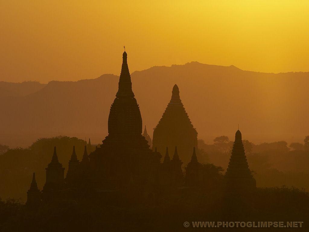 Bagan, Tempel, Reisen, Myanmar, Fotografie, 1030x770 HD Desktop