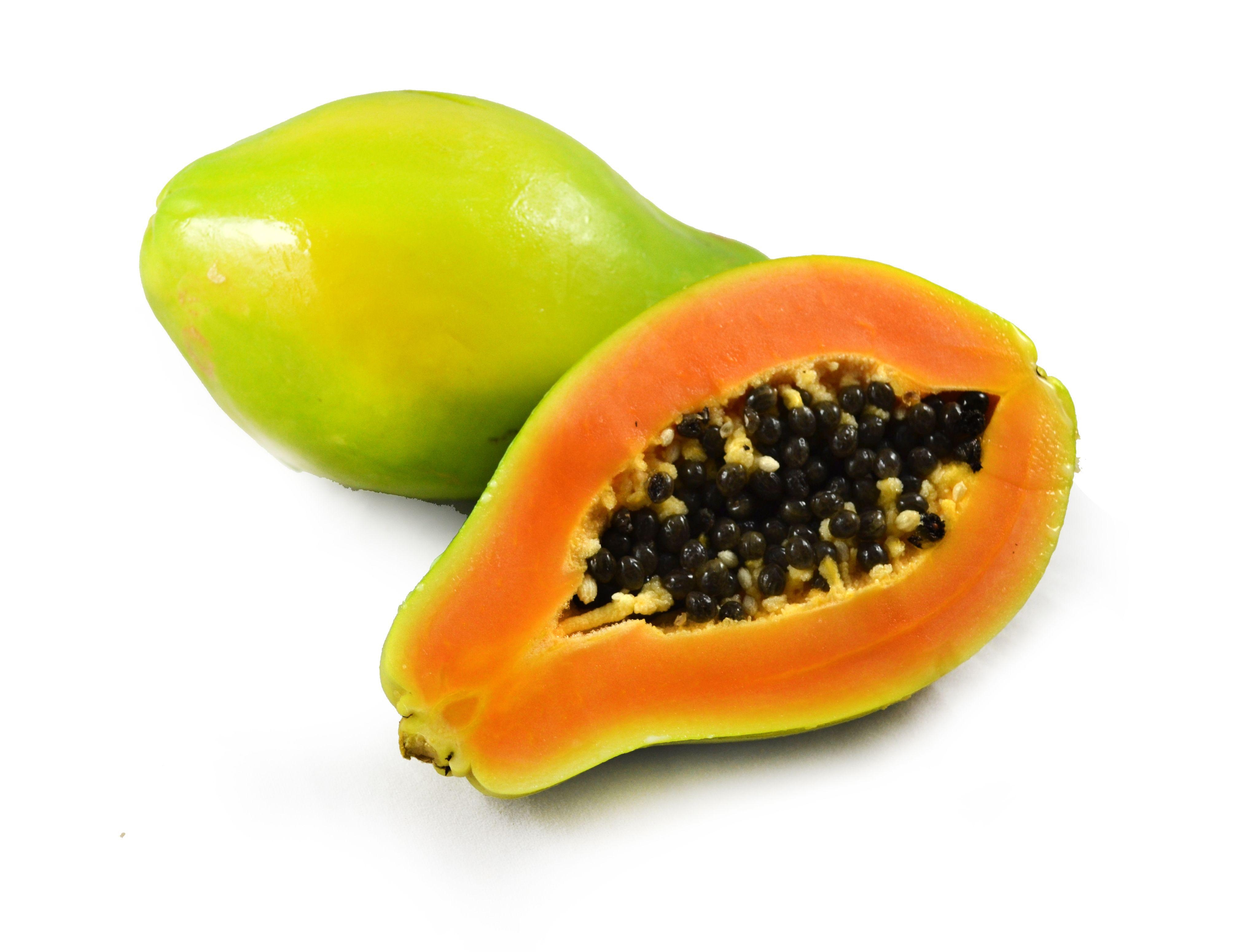 Papaya, Frucht, schwarzer Hintergrund, Exotisch, Tropisch, 4020x3110 4K Desktop