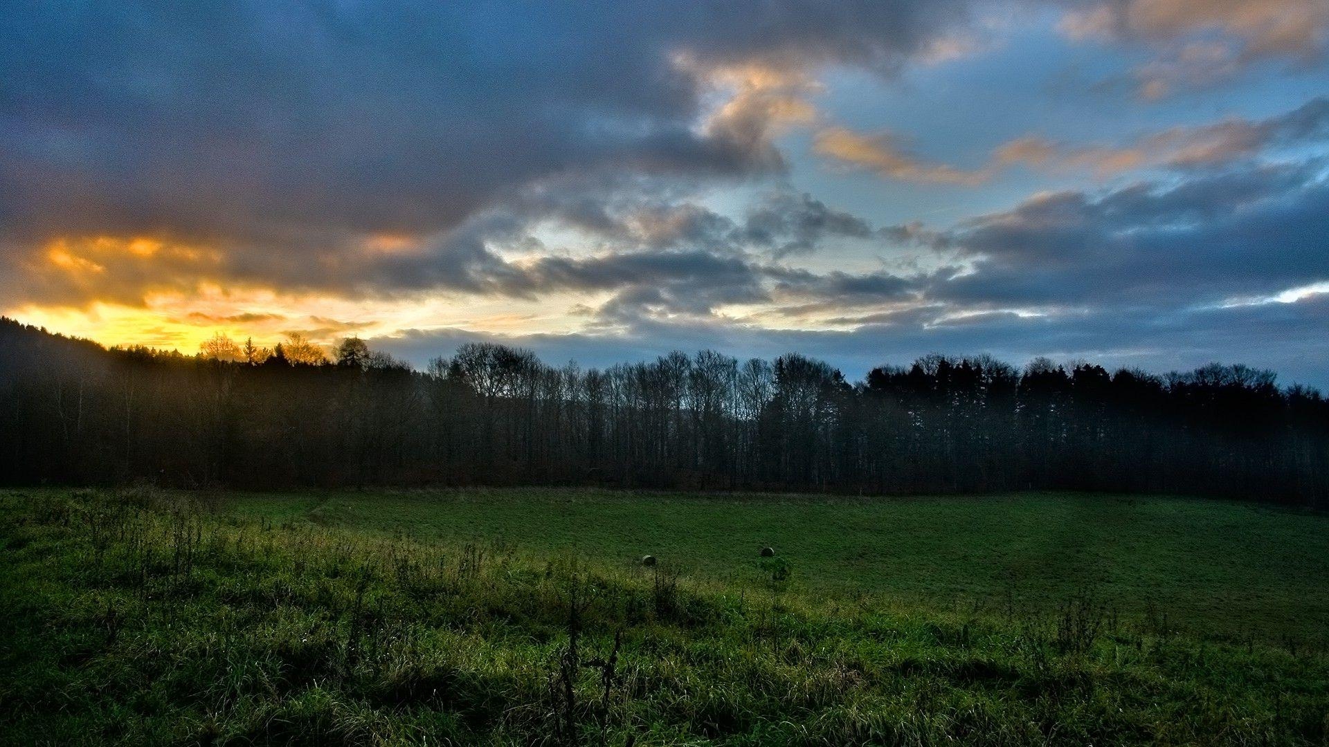 Polen, Jelenia Góra, Landschaft, Wolken, Natur, 1920x1080 Full HD Desktop