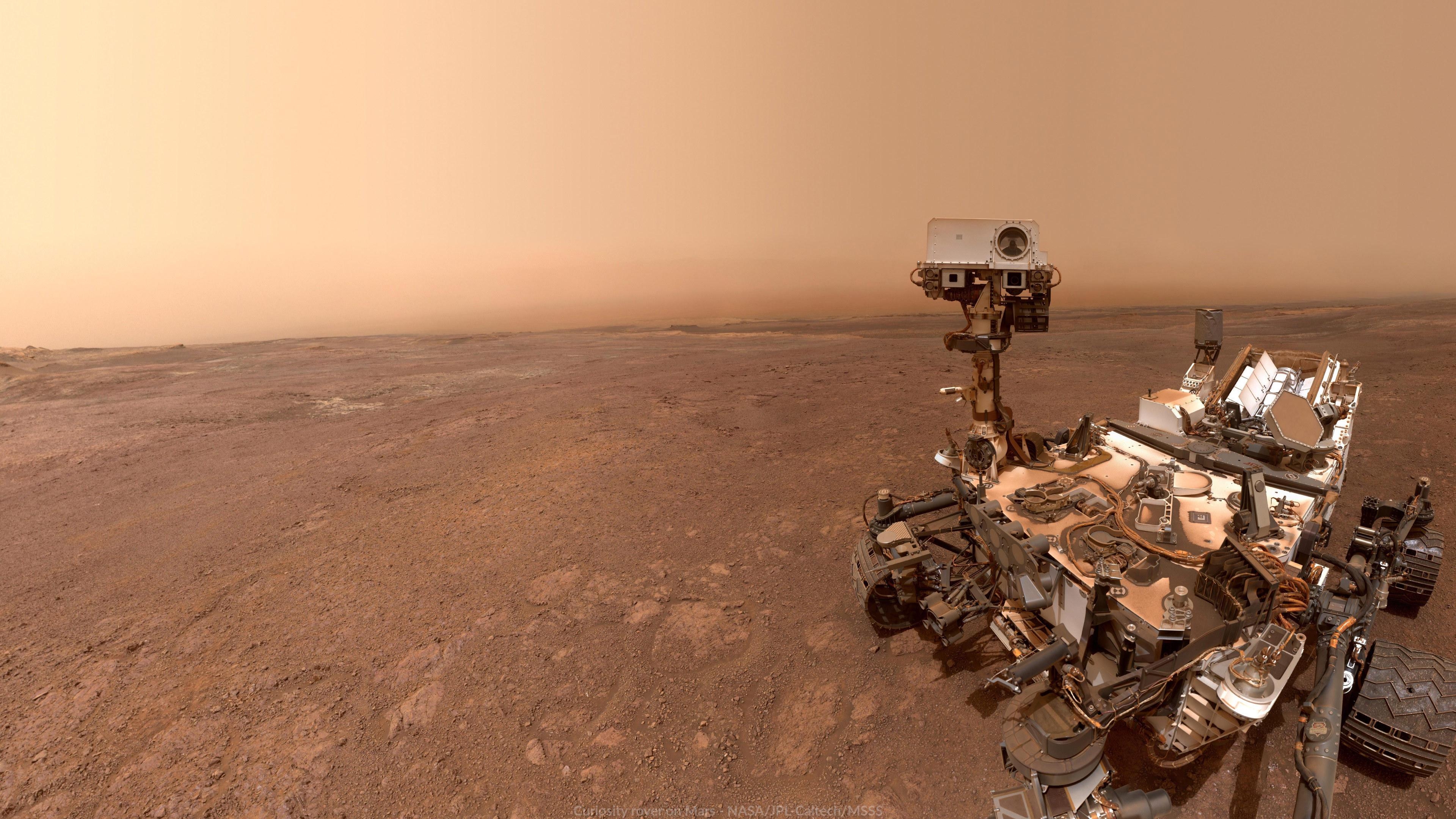 Curiosity Selbstportrait, Vera, Mars, Planetarische Gesellschaft, Raum, 3840x2160 4K Desktop