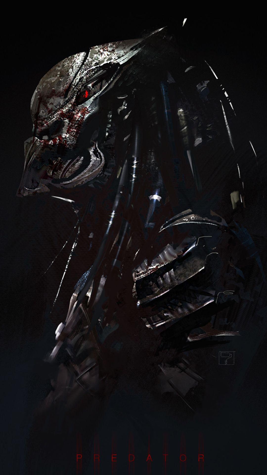 furchtloser Predator, Android, Badass, Hintergrund, Sci-Fi, 1080x1920 Full HD Handy