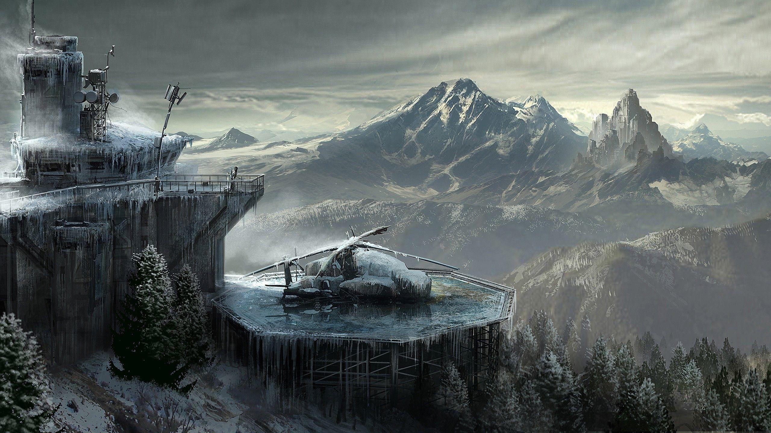 Rise Tomb Raider, Konzeptkunst, 2560x1440, Spiel, Art, 2560x1440 HD Desktop