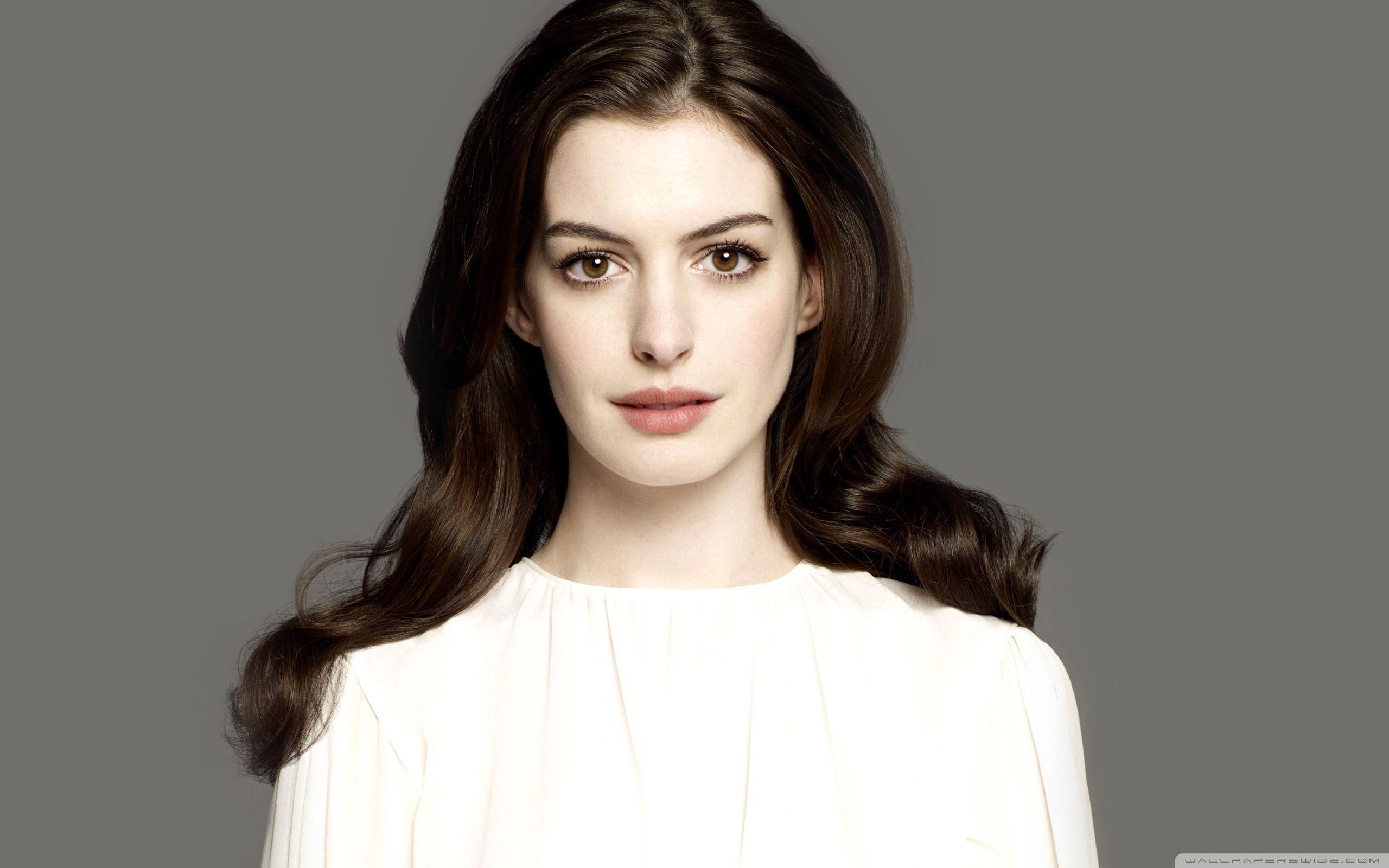 Anne Hathaway, Porträt, 4K, Ultra HD, Schauspielerin, 2560x1600 HD Desktop