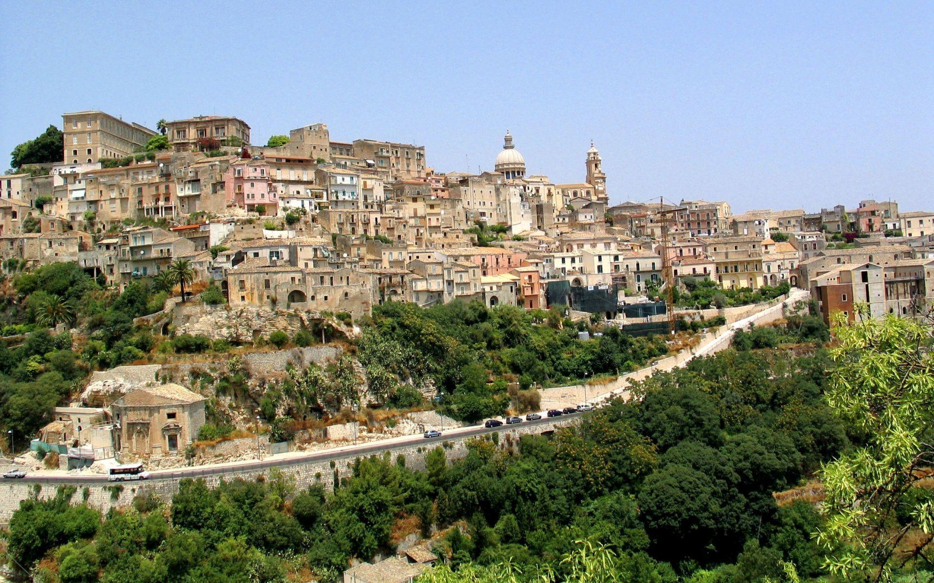 Ragusa, Sizilien, Italien, Hintergrund, Landschaft, 1920x1200 HD Desktop