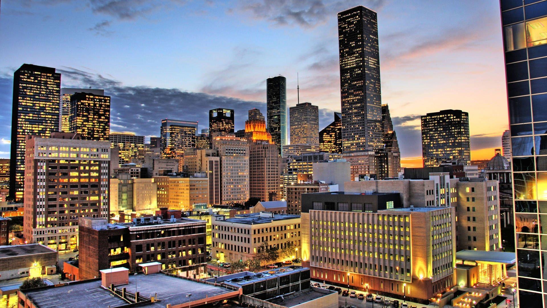 Houston, HD, Landschaft, Texas, Technologie, 1920x1080 Full HD Desktop