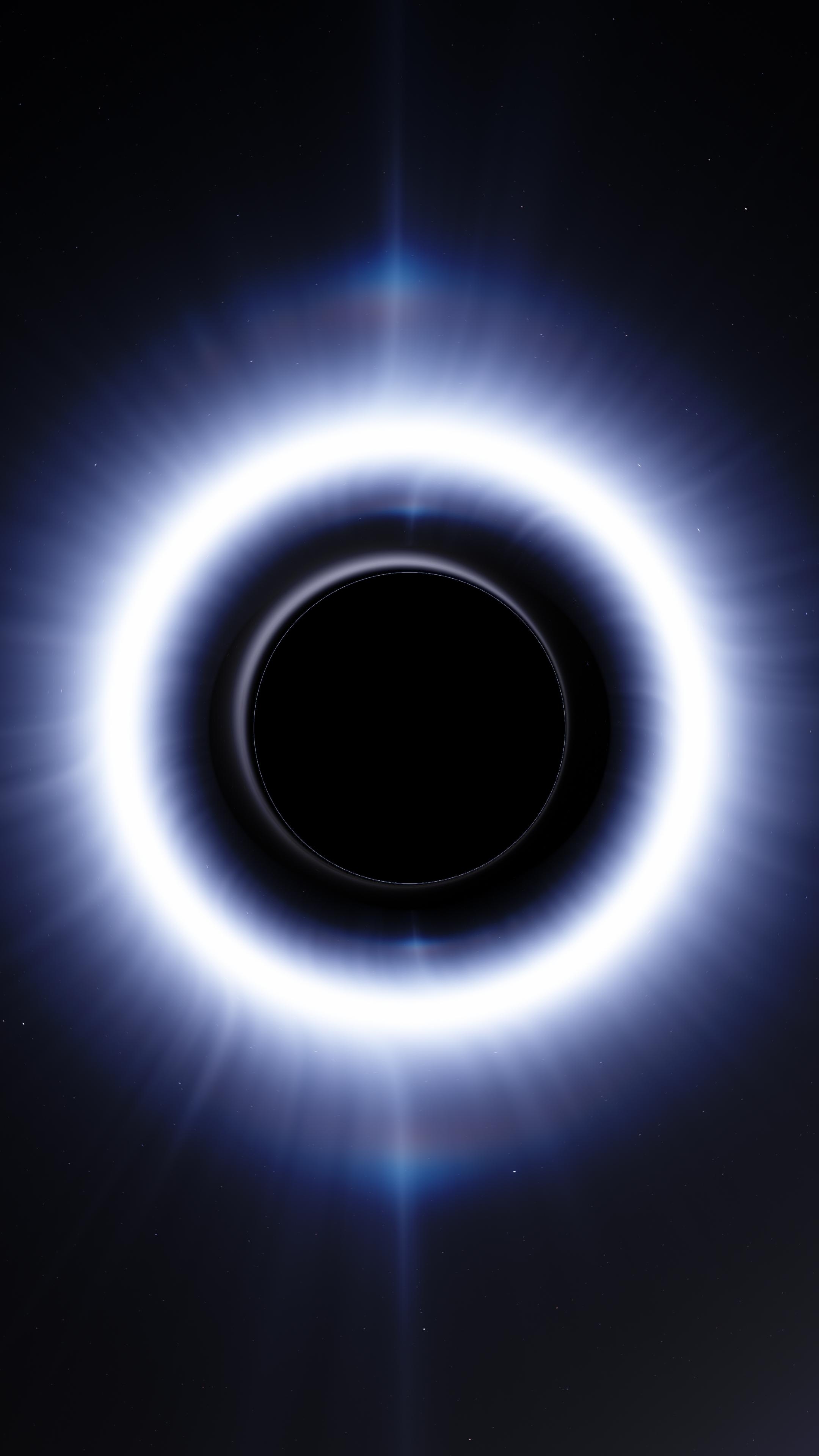 Schwarzes Loch, Telefonbildschirm, 4K, Weltraum, Universum, 2160x3840 4K Handy