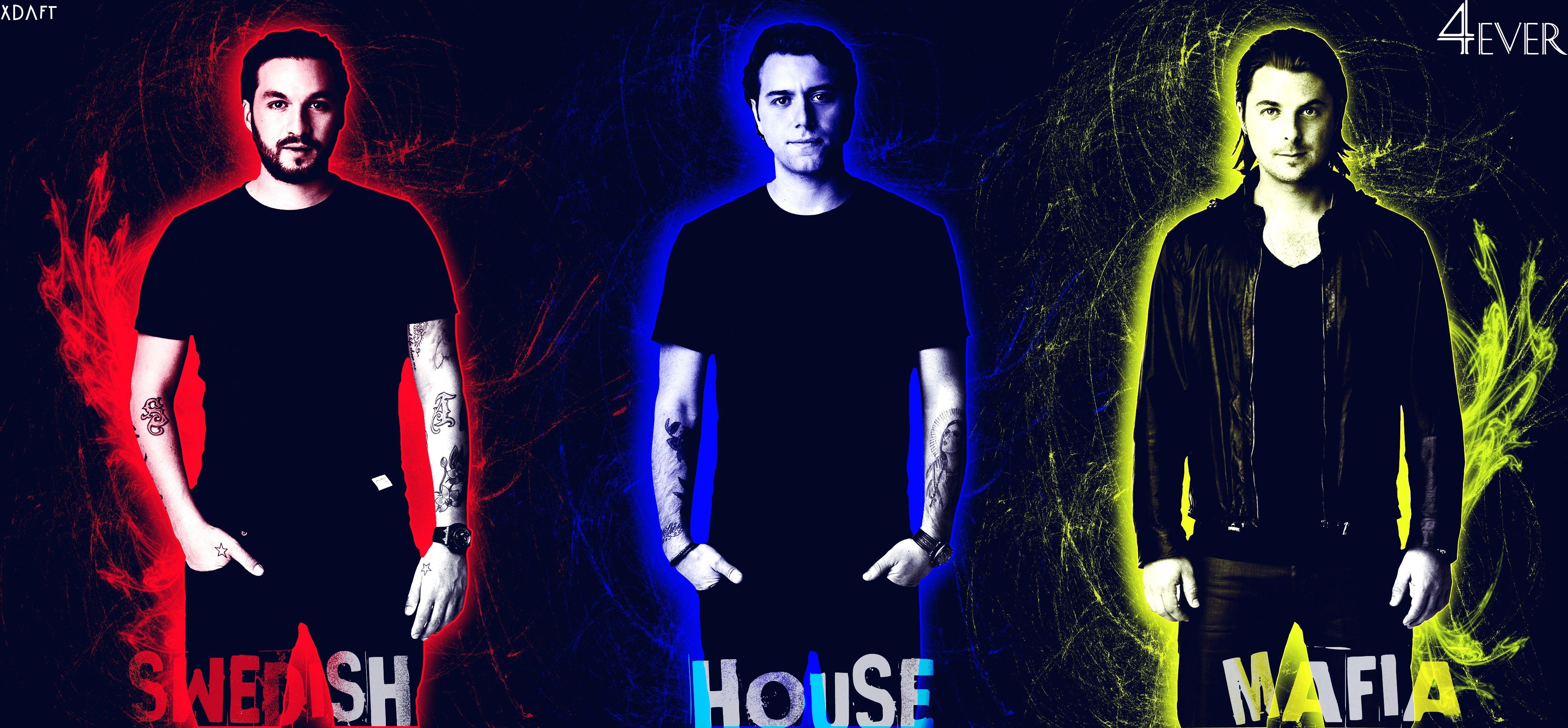 Swedish House Mafia, Band, Musik, Nachtleben, Party, 4380x2040 4K Desktop