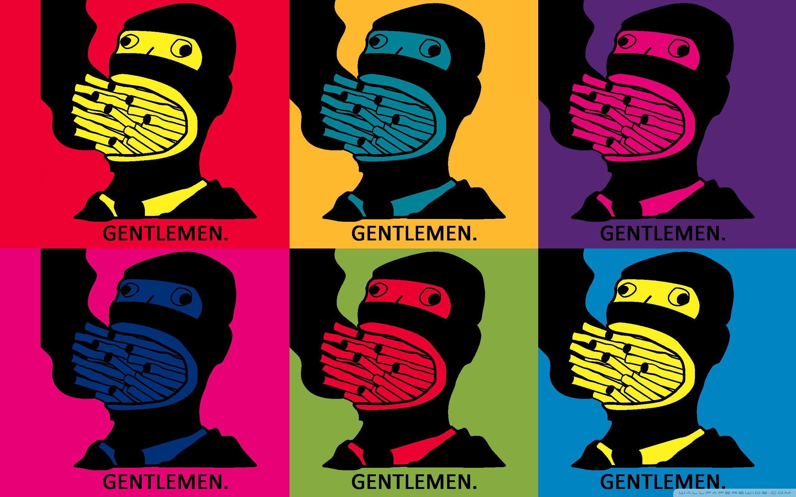 Gentlemen, Pop Art, 4K, HD, Desktop, 2560x1600 HD Desktop