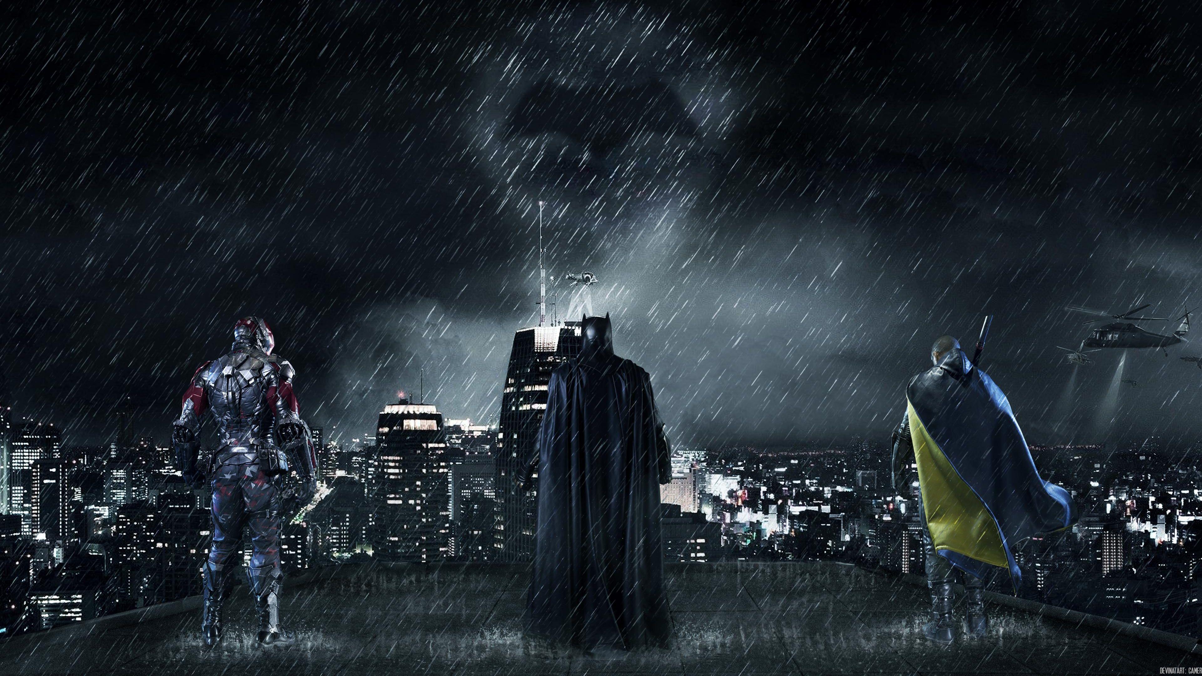 Gotham City, HD, Hintergrund, Stadt, Comic, 3840x2160 4K Desktop