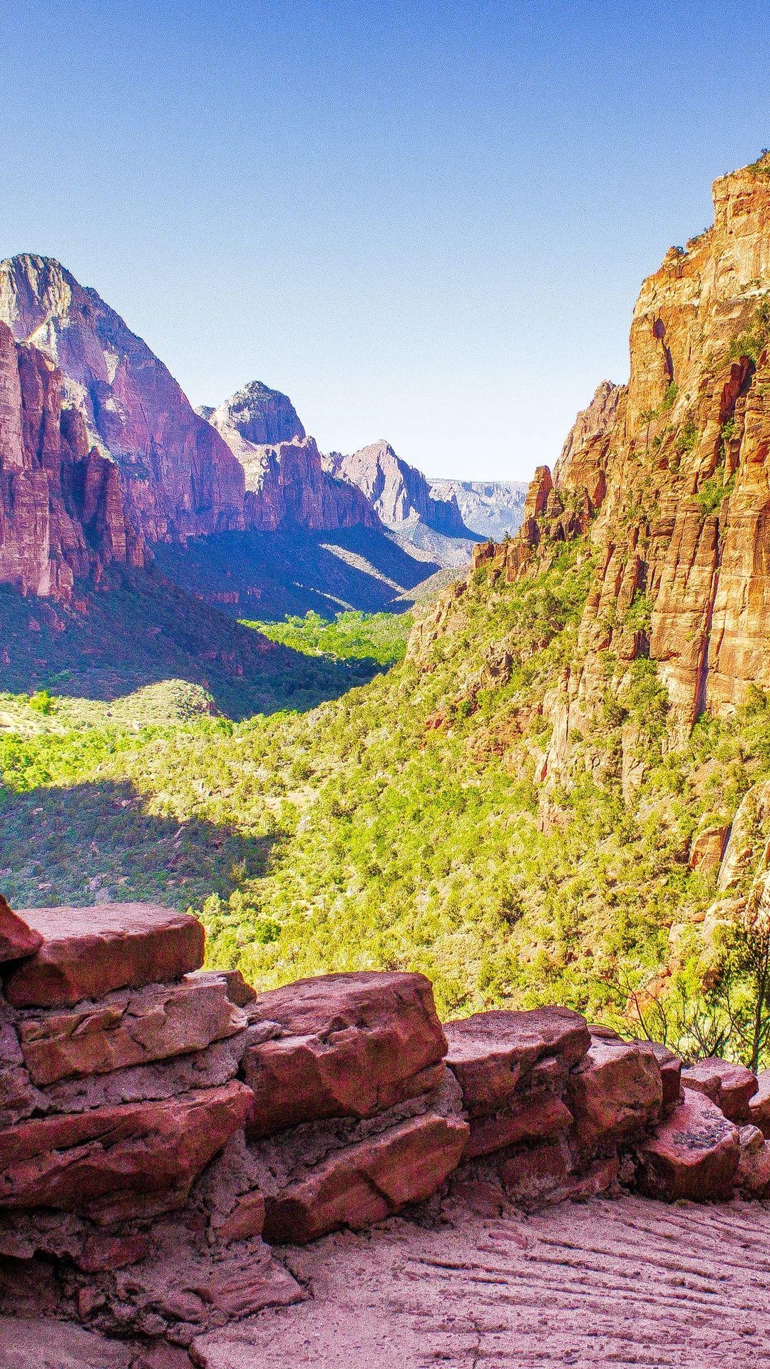 Zion Nationalpark, Utah, iPhone 8, Download, USA, 1080x1920 Full HD Handy