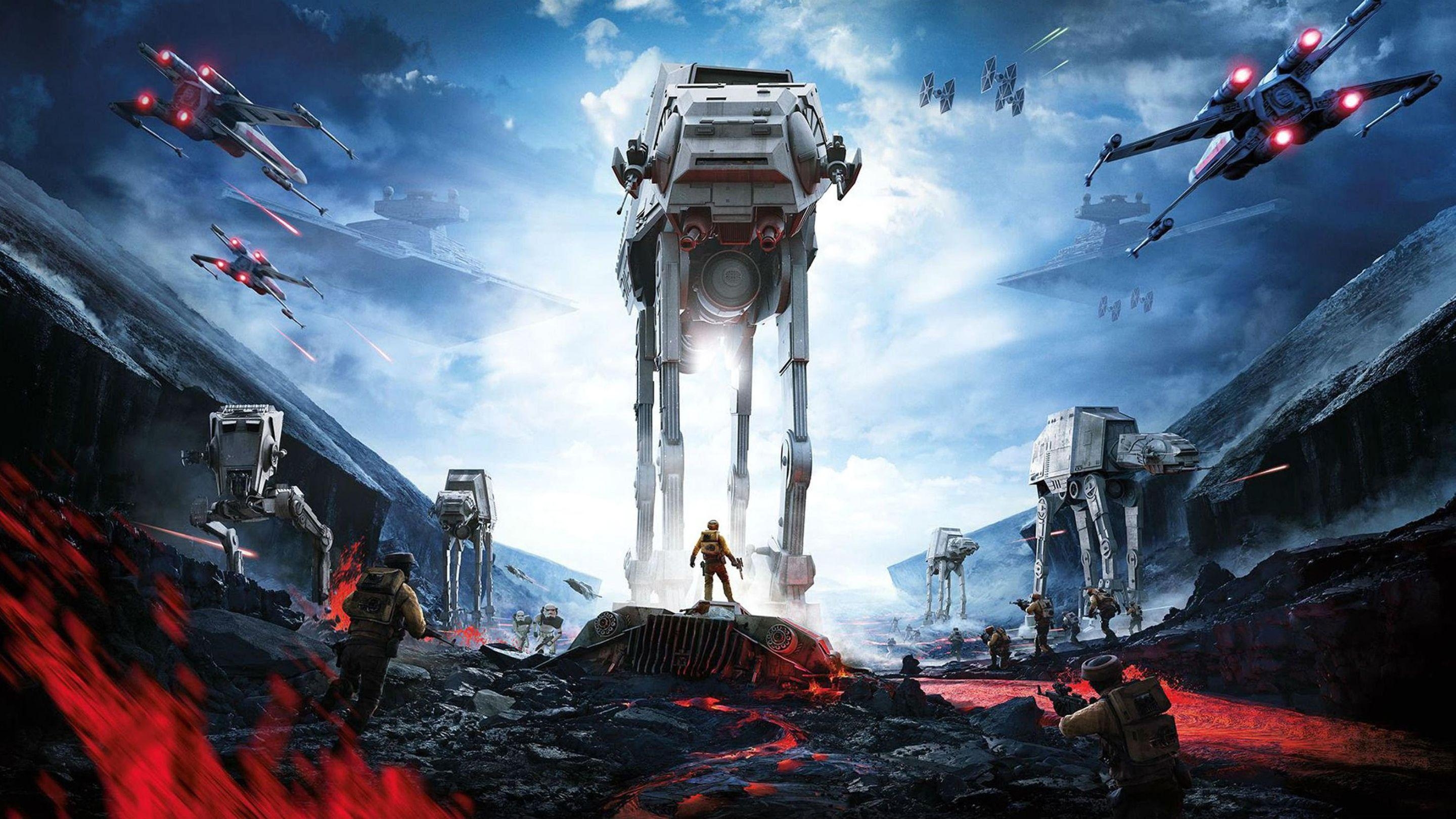 Battlefront, Star Wars, PS4, Walker, Angriff, 2880x1620 HD Desktop