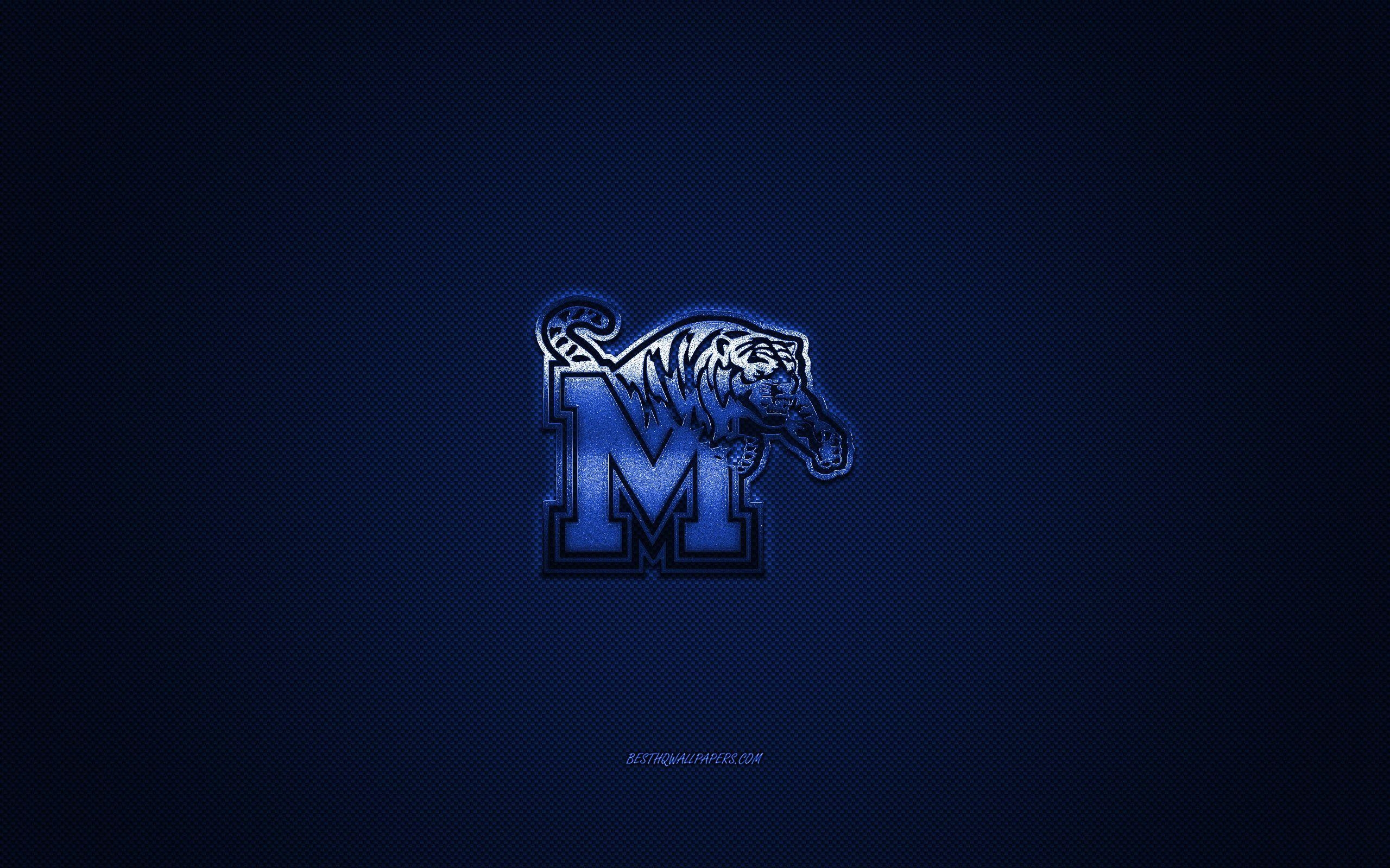 Memphis Tigers, Logo, NCAA, American Football, Hintergrund, 2560x1600 HD Desktop