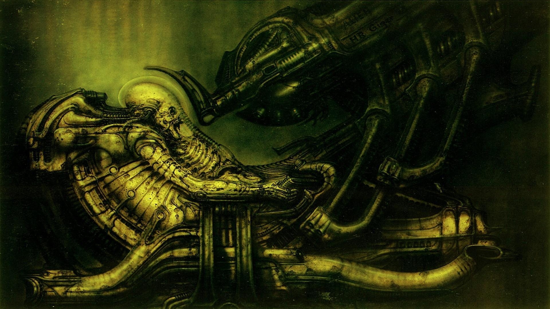 Aliens, Space Jockey, Raumschiff, Sci-Fi, Xenomorph, 1920x1080 Full HD Desktop