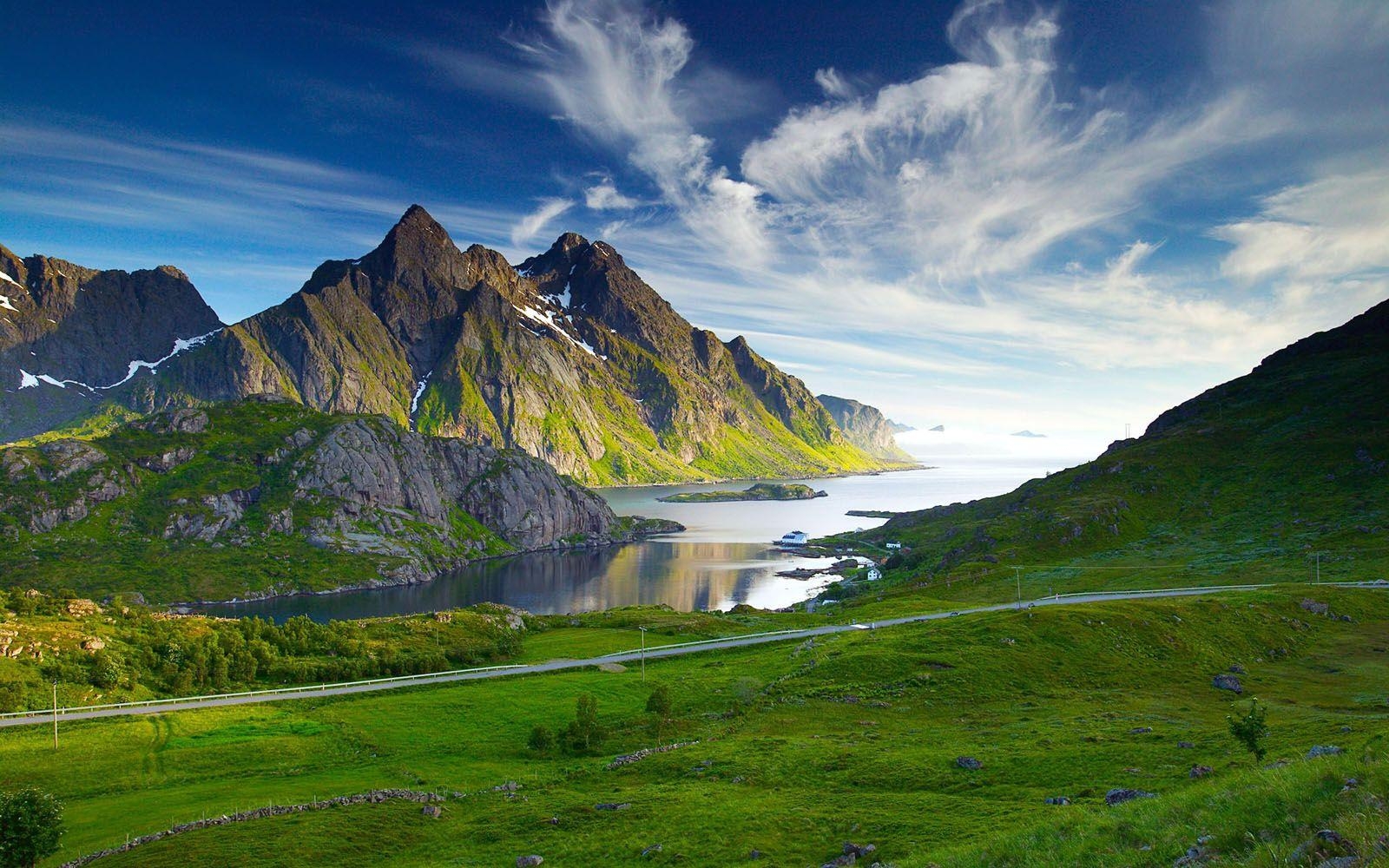 Berglandschaft, Hintergrund, Szenerie, Natur, Panorama, 1600x1000 HD Desktop