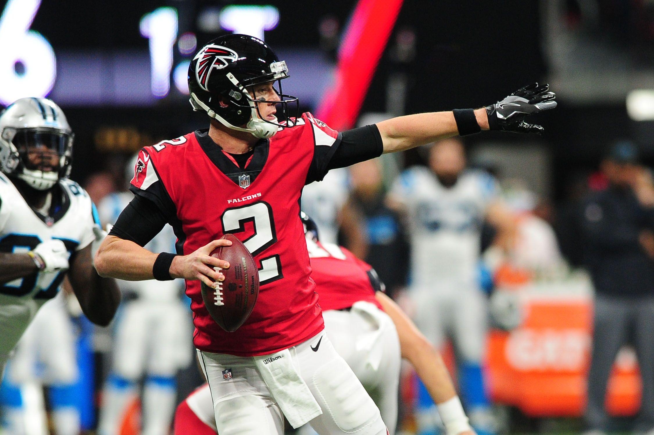 Matt Ryan, Atlanta Falcons, Quarterback, Carolina Panthers, 2018, 2250x1500 HD Desktop