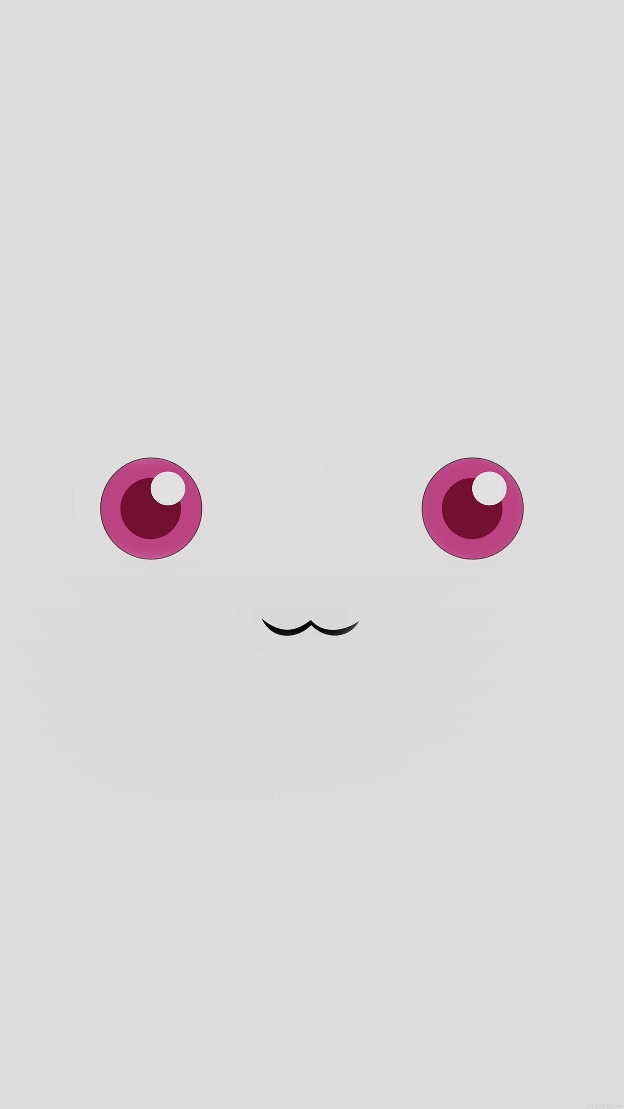 Kyubey, Anime, Süß, Pokemon, Minimalismus, 1250x2210 HD Handy