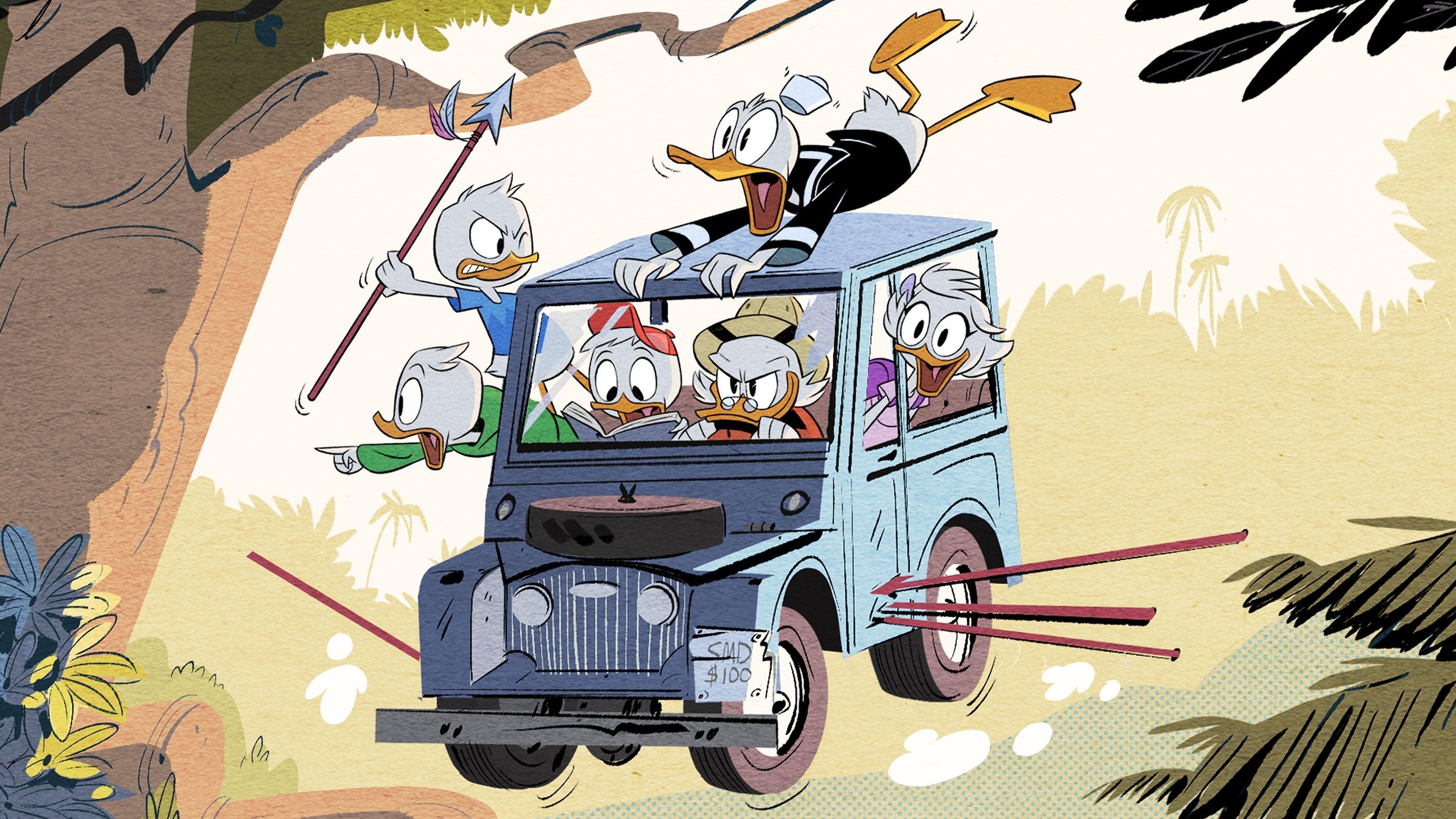 Dagobert Duck, Disney, Cartoon, Bild, Hintergrund, 3000x1690 HD Desktop