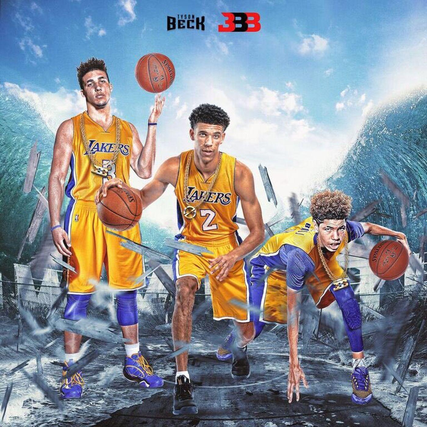 LaMelo Ball, Familie, Fotomontage, Big Baller, Sport, 1400x1400 HD Handy