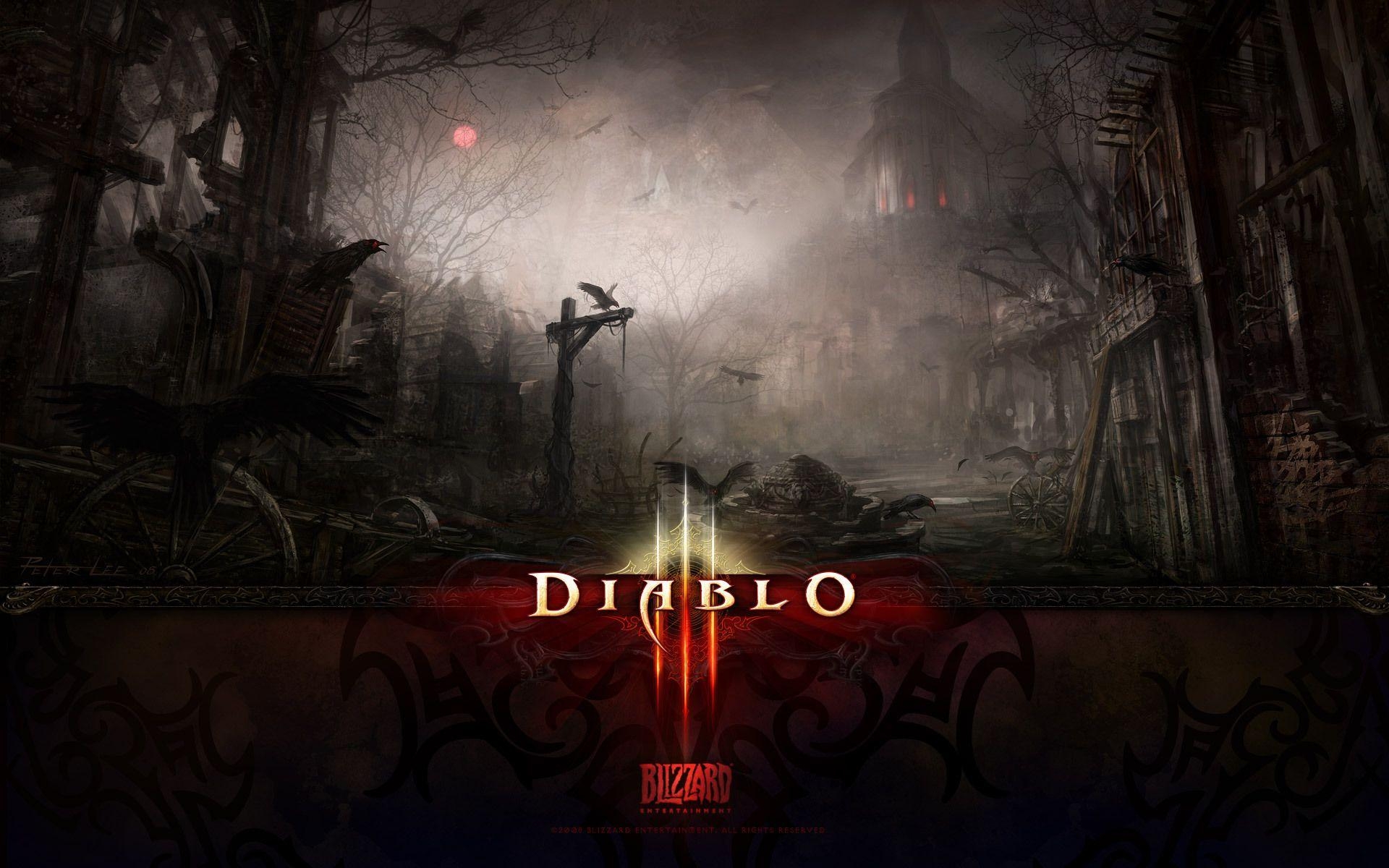 Diablo 3, Dämon, Fantasy, Hintergrund, Rollenspiel, 1920x1200 HD Desktop