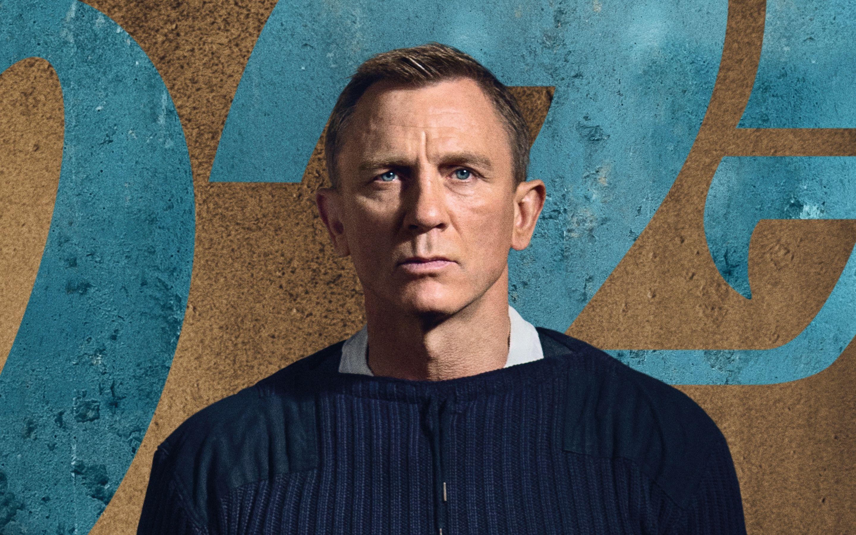 Daniel Craig, Keine Zeit zu Sterben, 2020, Film, MacBook, 2880x1800 HD Desktop