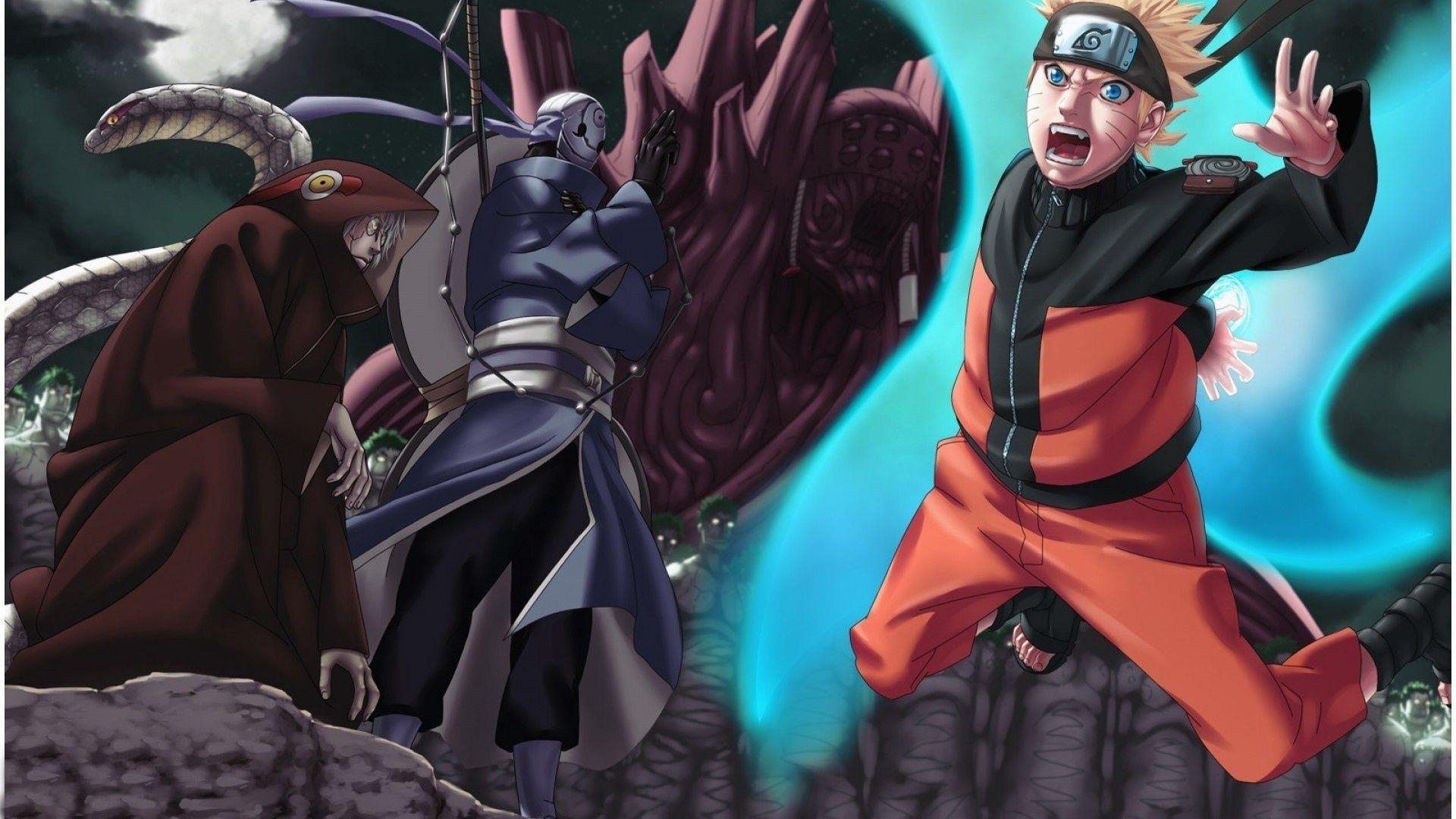 Naruto, Uzumaki, Kabuto Yakushi, Obito, Anime, 1920x1080 Full HD Desktop