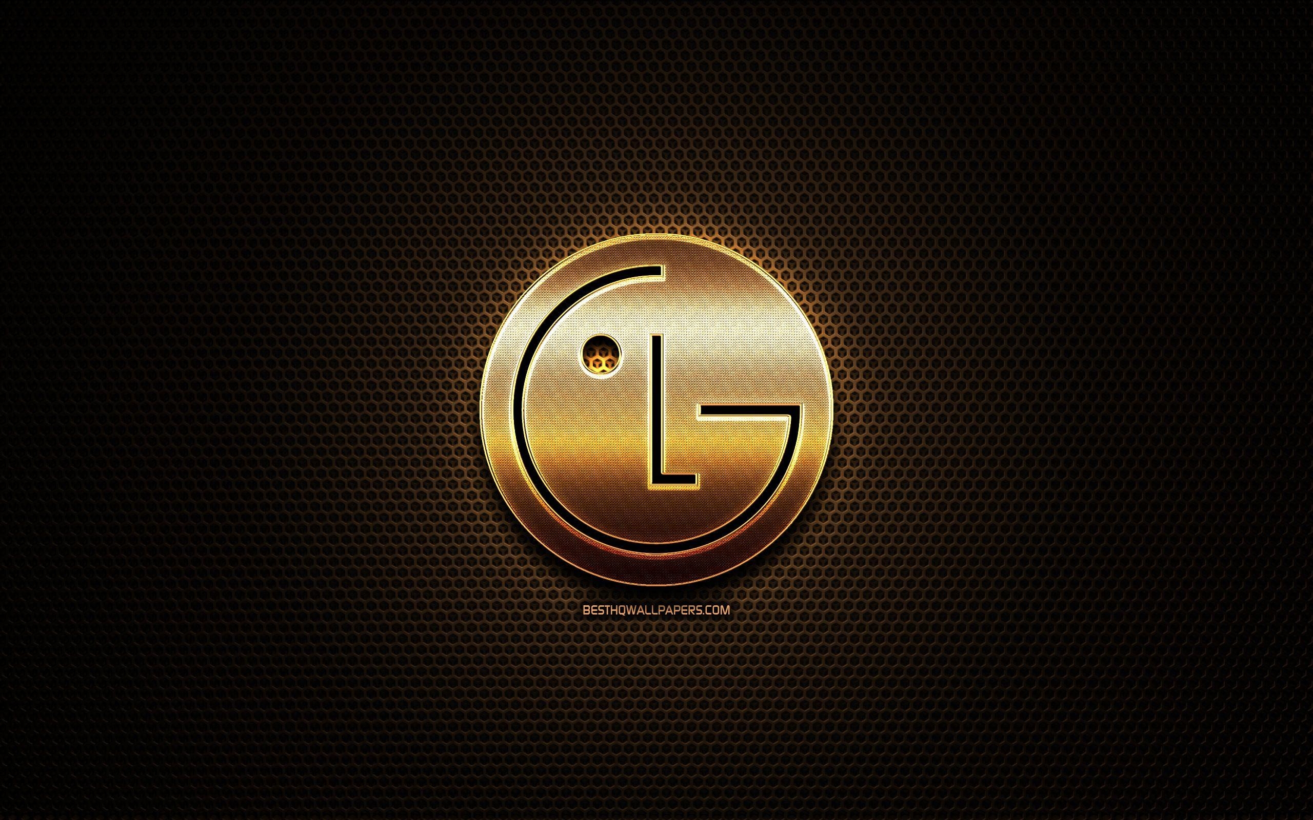 LG Logo, Glitzer, Metall Gitter, Kreativ, Download, 2560x1600 HD Desktop