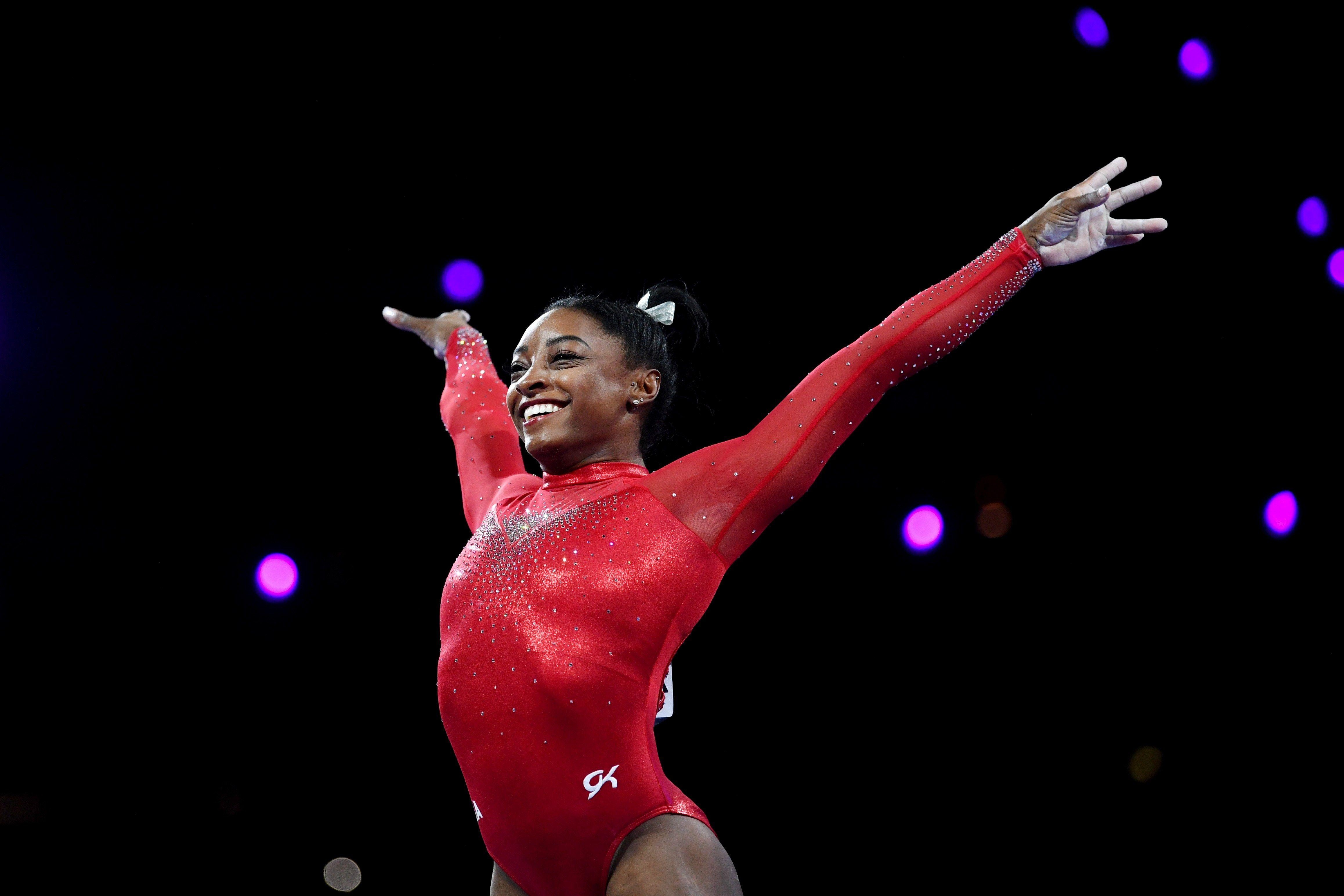 Simone Biles, mathematisch, beste Turnerin, Geschichte, Gymnastik, 4640x3090 4K Desktop