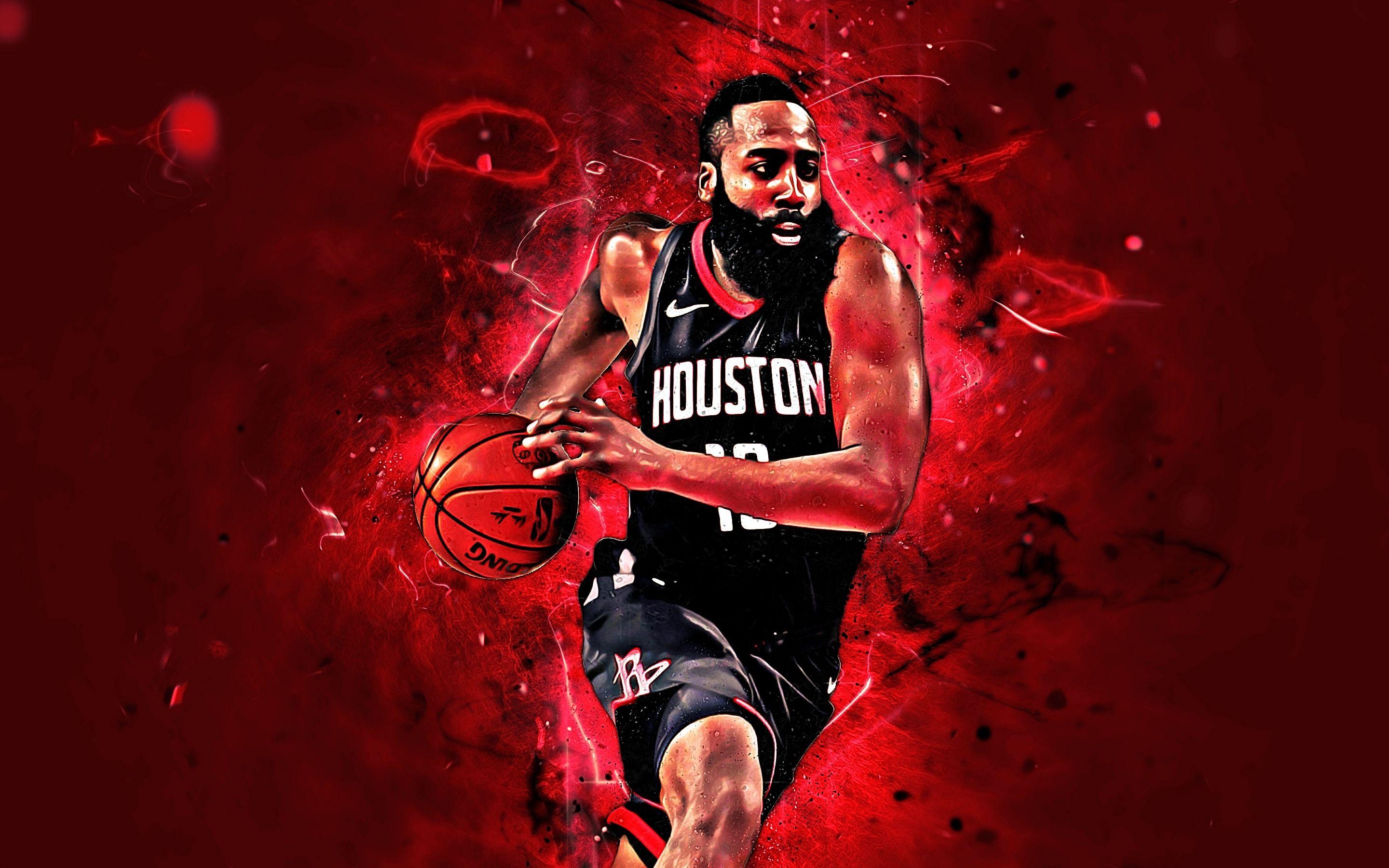 Basketball, Houston Rockets, James Harden, NBA, Star, 2880x1800 HD Desktop