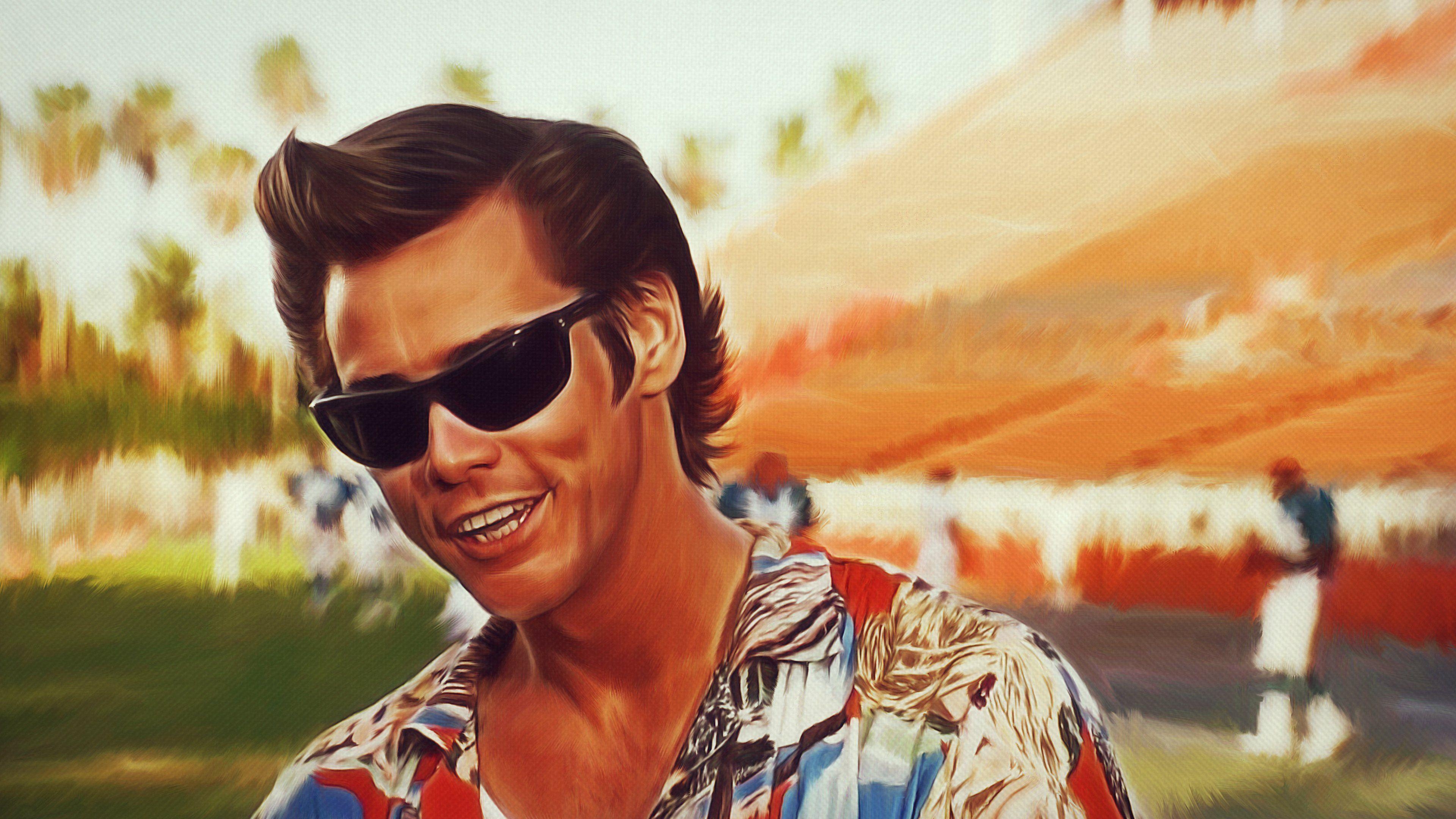 Jim Carrey, Ace Ventura, Film, Wallpaper, Komödie, 3840x2160 4K Desktop