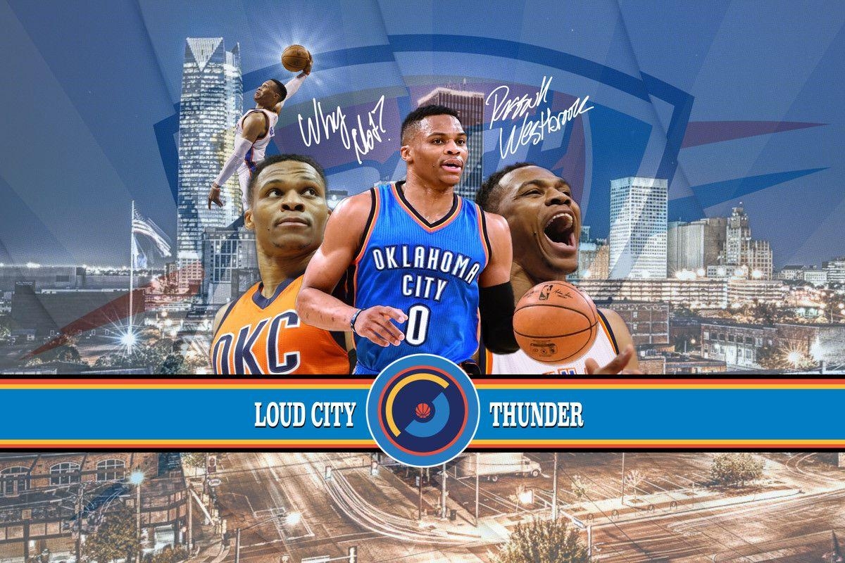 Oklahoma City Thunder, Russell, Monat, Team, Basketball, 1200x800 HD Desktop