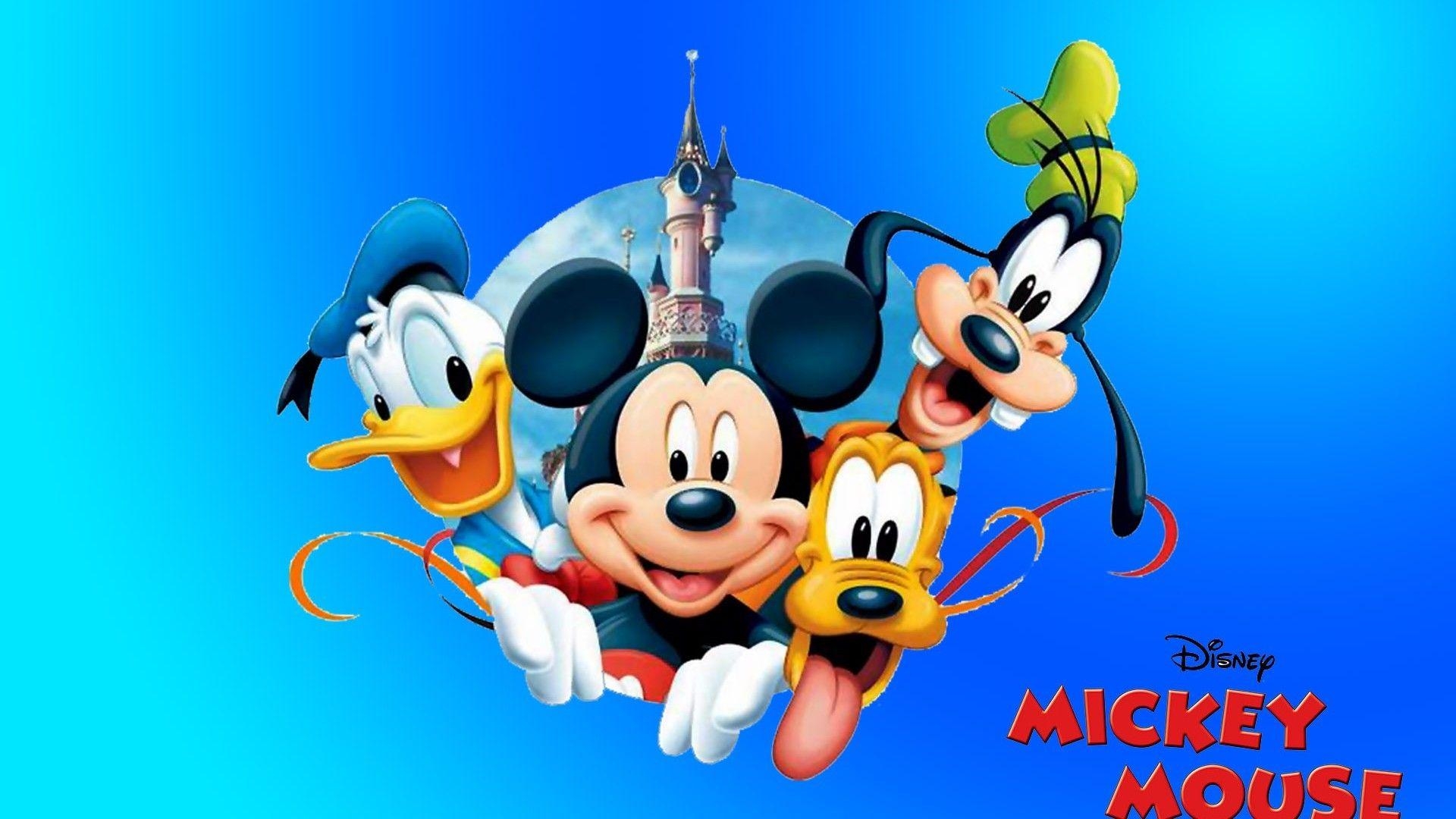 Micky Maus, Donald Duck, Pluto, Goofy, Disney, 1920x1080 Full HD Desktop