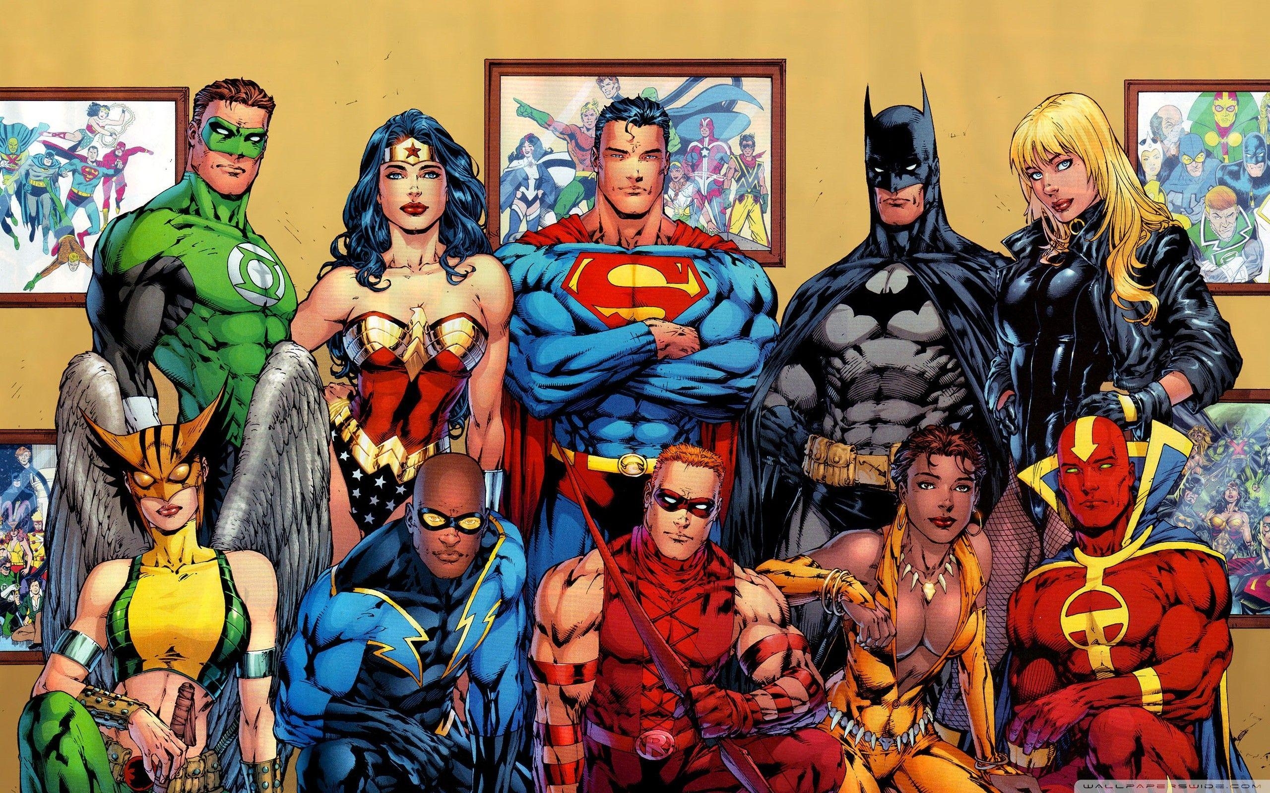 DC Superhelden, Bild, Comic, Hintergrund, Grafik, 2560x1600 HD Desktop