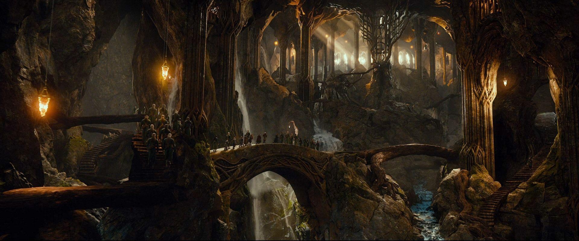 Mirkwood, Elbenkönig, Fantasy, Tolkien, Wald, 1920x800 Dual Screen Desktop
