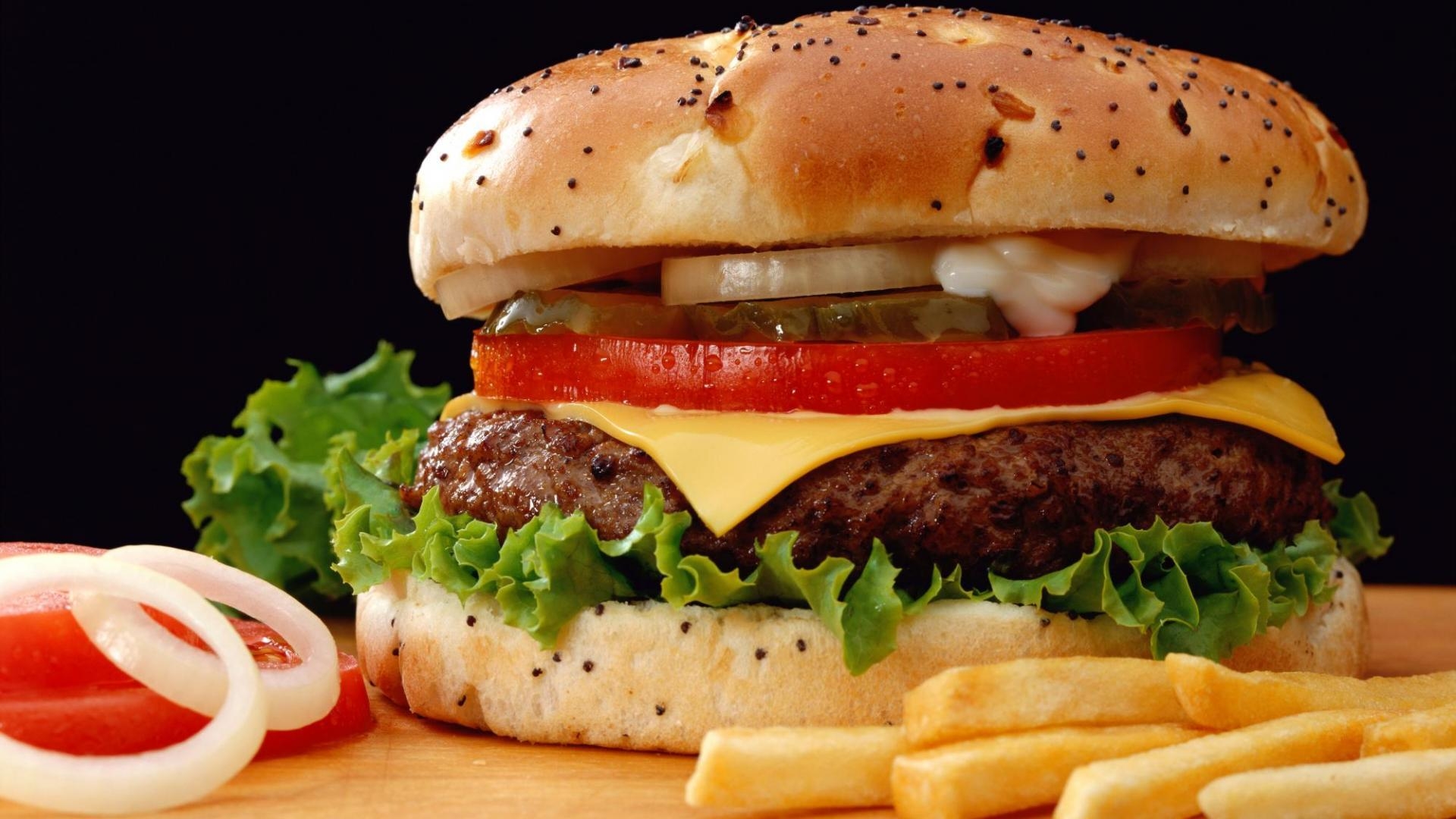 Hamburger, Essen, HD, Lebensmittel, Bild, 1920x1080 Full HD Desktop