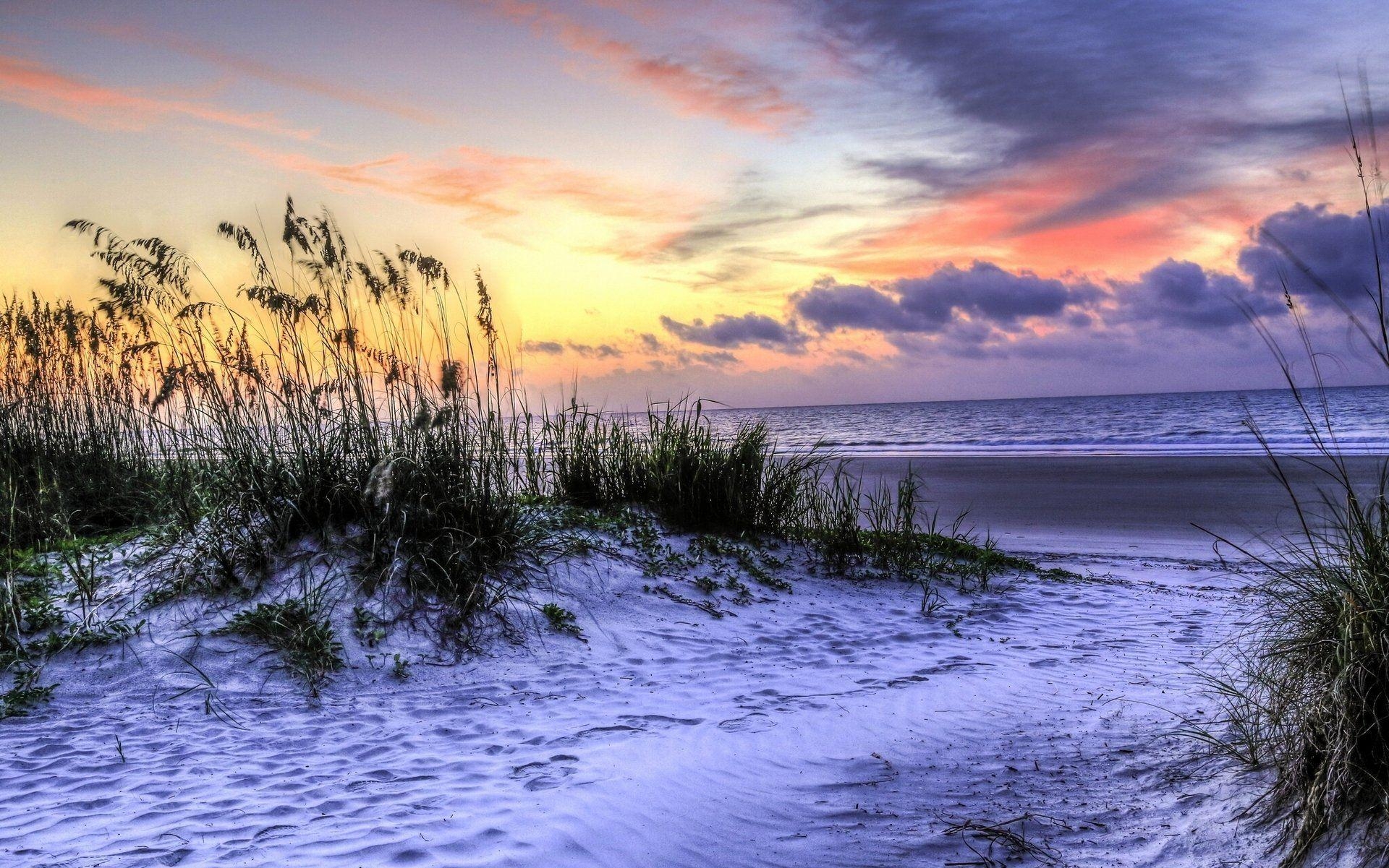 South Carolina, Strand, Meer, USA, Urlaub, 1920x1210 HD Desktop