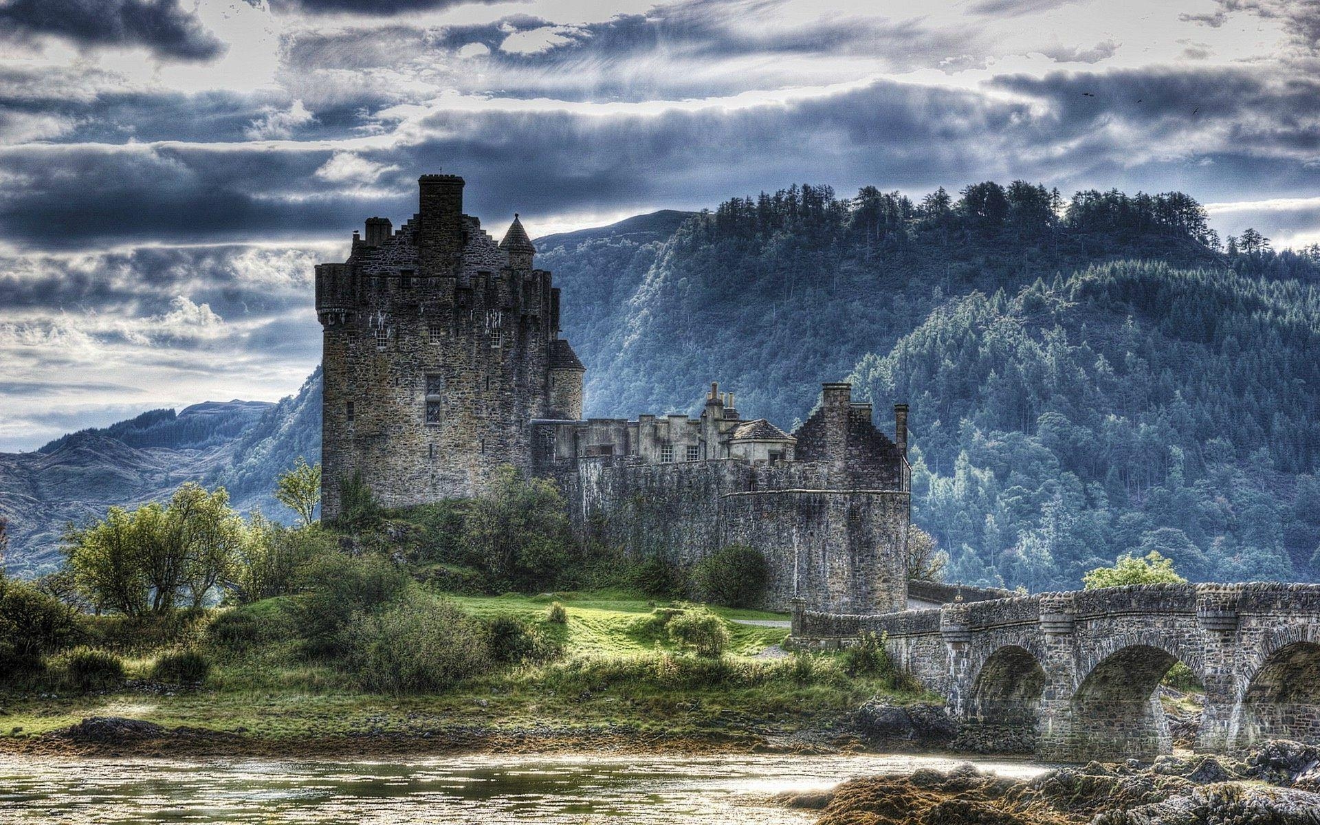 Eilean Donan, Schottland, Schloss, Geschichte, Landschaft, 1920x1200 HD Desktop