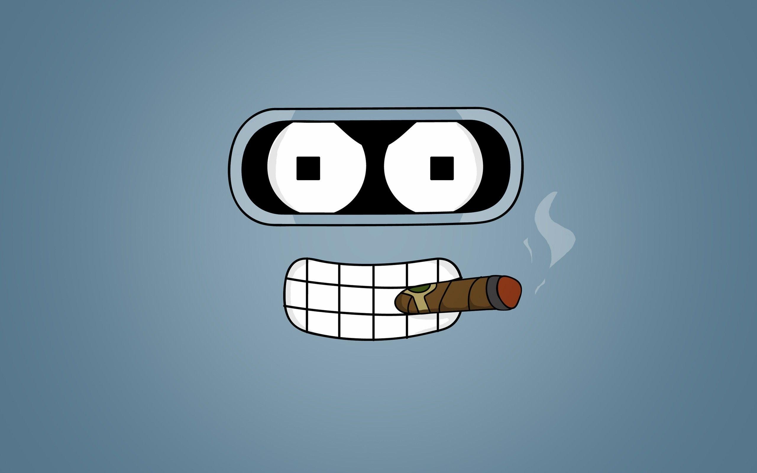 Futurama, Cartoon Wallpaper, Bender, Sci-Fi, Kultserie, 2560x1600 HD Desktop