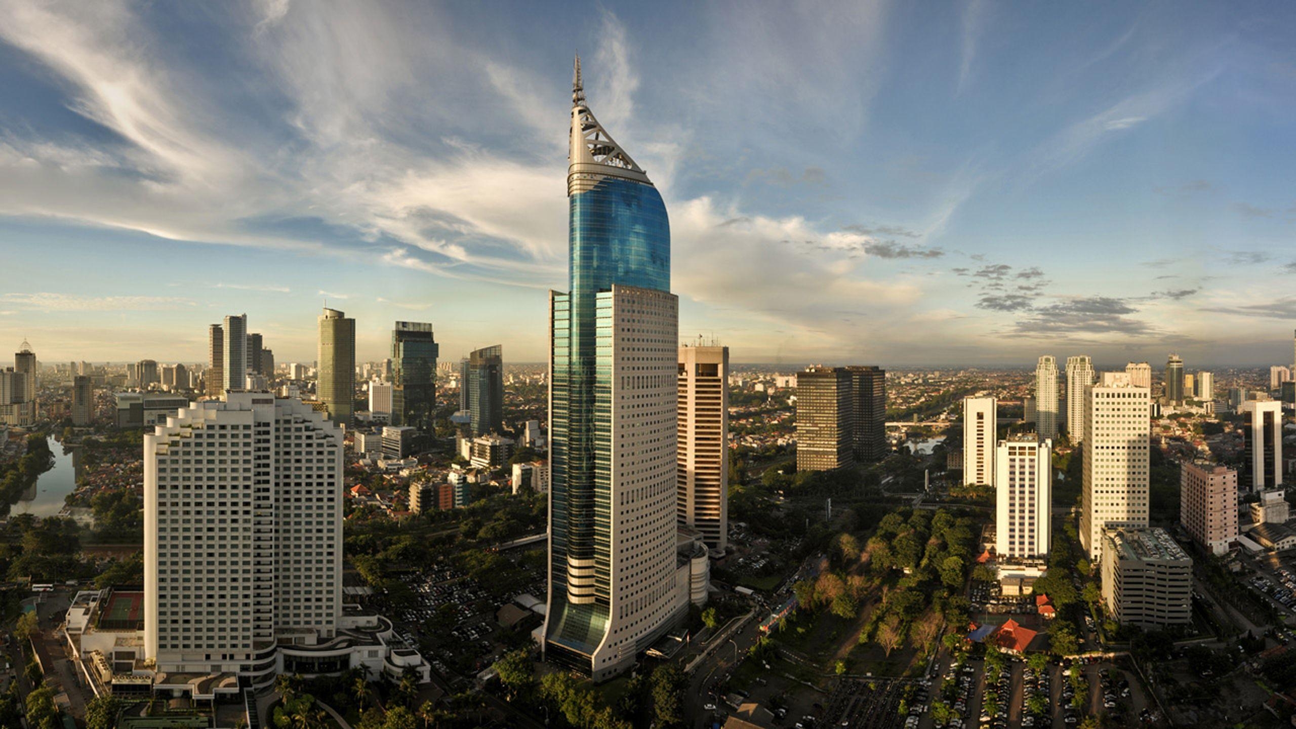 Jakarta, Indonesien, Skyline, HD, Reisen, 2560x1440 HD Desktop