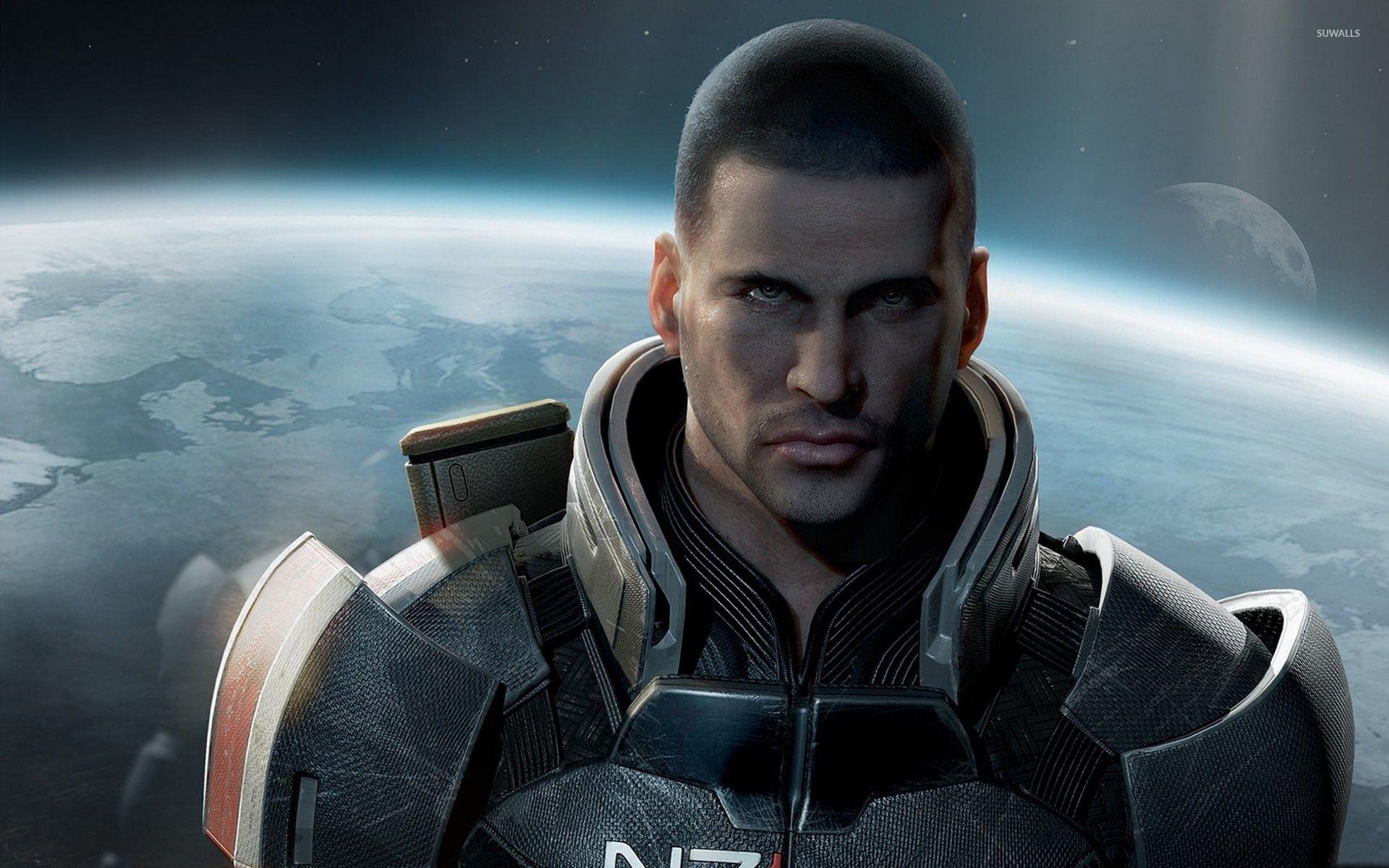 Commander Shepard, Mass Effect 2, Hintergrund, Held, Sci-Fi, 1920x1200 HD Desktop