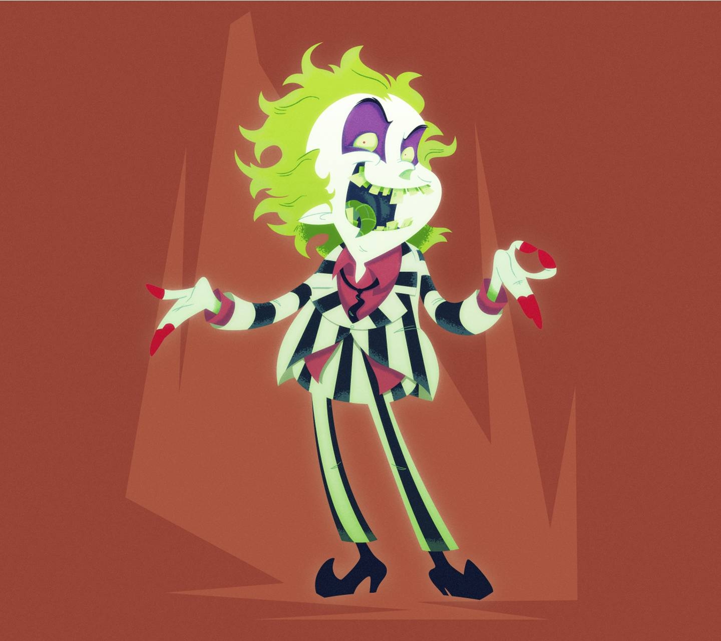 Beetlejuice, Tim Burton, Kultklassiker, Schauspieler, Geister, 1440x1280 HD Desktop