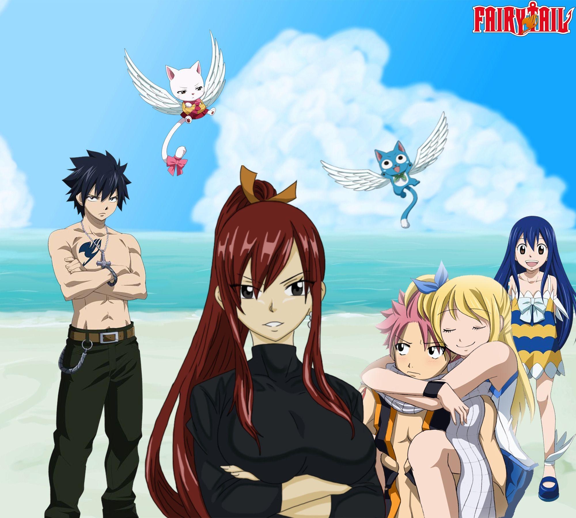 Chibi Fairy Tail, Anime, Fullbuster Gray, Fairy Tail, Hintergrund, 2000x1800 HD Desktop