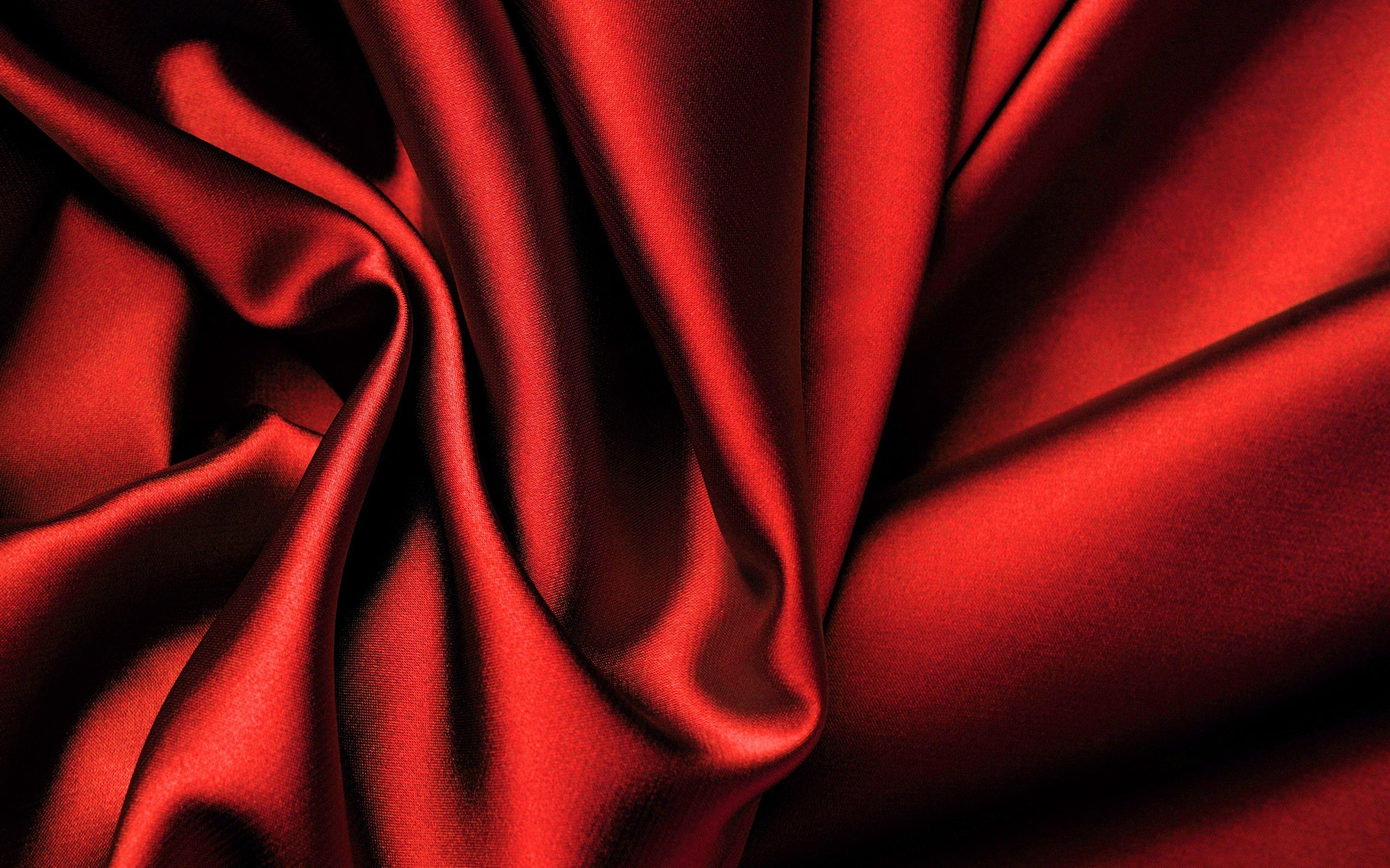 Rot, Satin, Hintergründe, Stoff, Seide, 2880x1800 HD Desktop