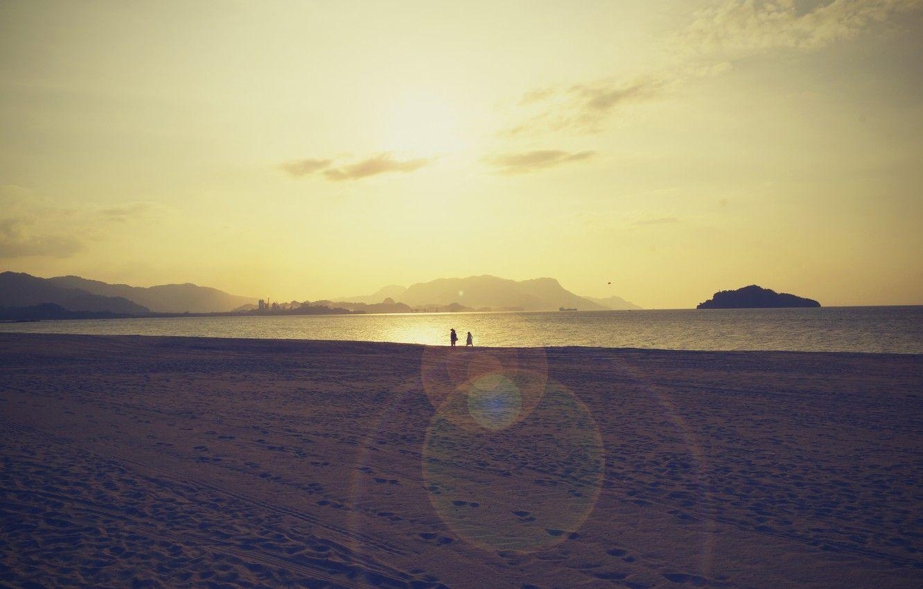 Natur, Strand, Sonnenuntergang, Langkawi, Desktop Bild, 1340x850 HD Desktop