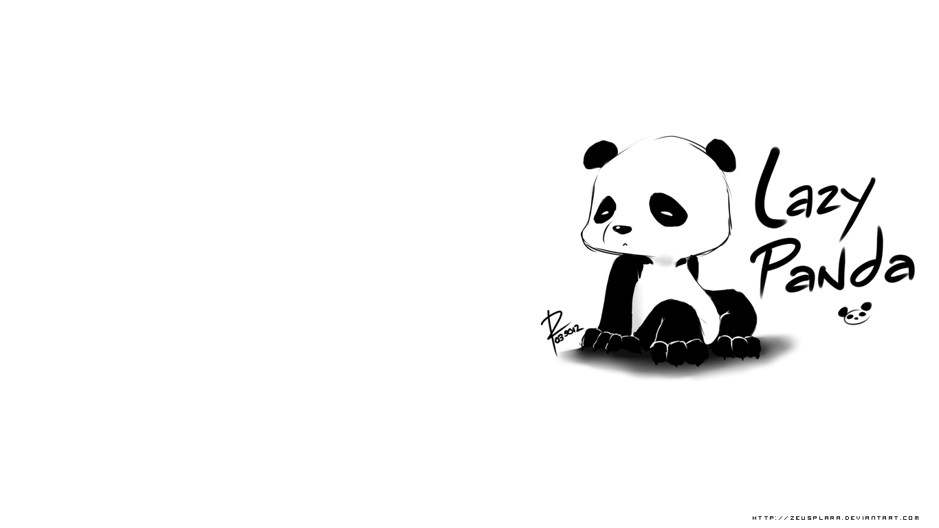 Fauler Panda, Hintergrund, Tier, Bär, Niedlich, 1370x770 HD Desktop