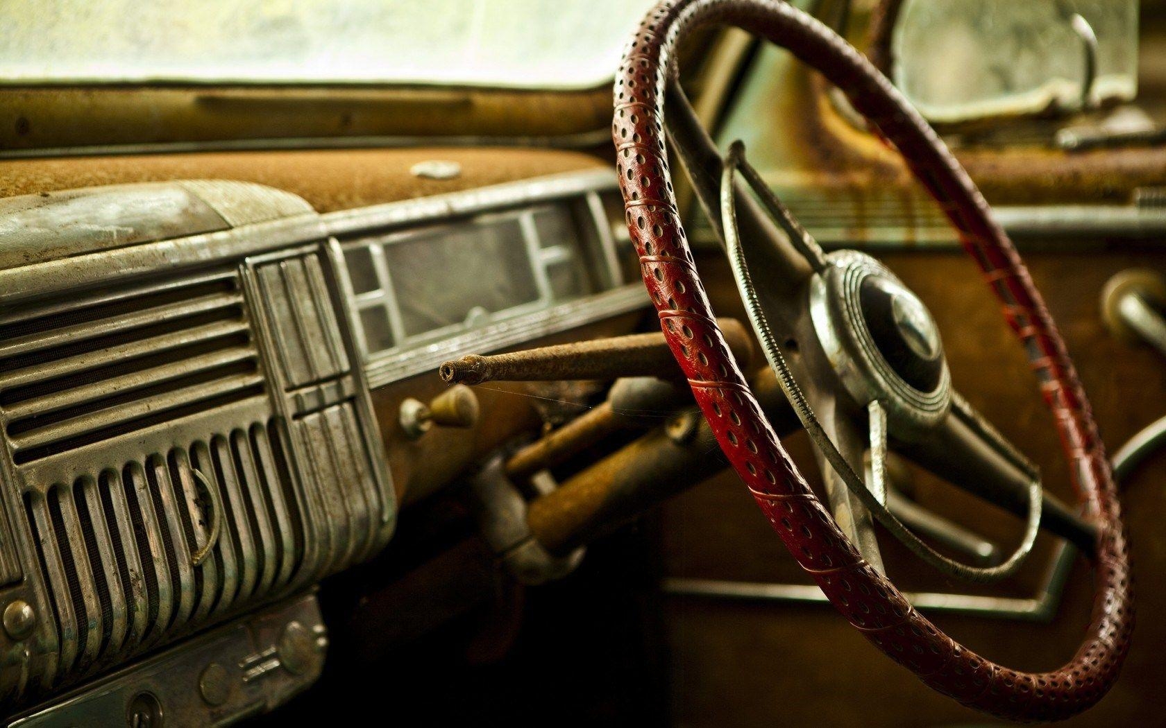 Klassisches Auto, Innenraum, Detail, Oldtimer, Ästhetik, 1680x1050 HD Desktop