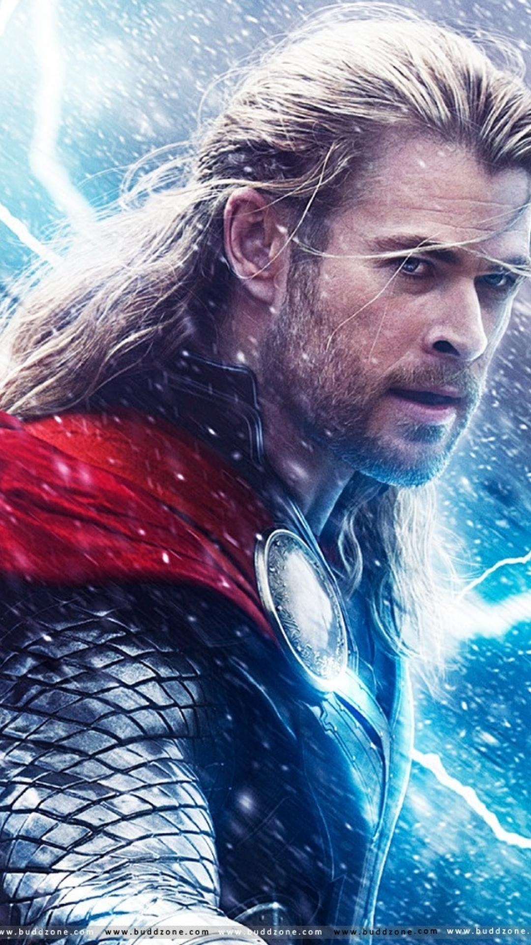 Chris Hemsworth, Thor, Marvel, Avengers, 4K, 1080x1920 Full HD Handy