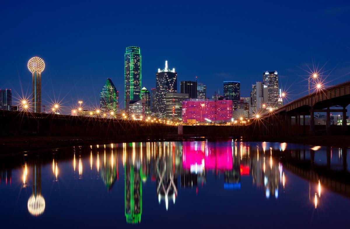 Dallas Skyline, Desktop, Reisen, Stadt, Texas, 1200x790 HD Desktop