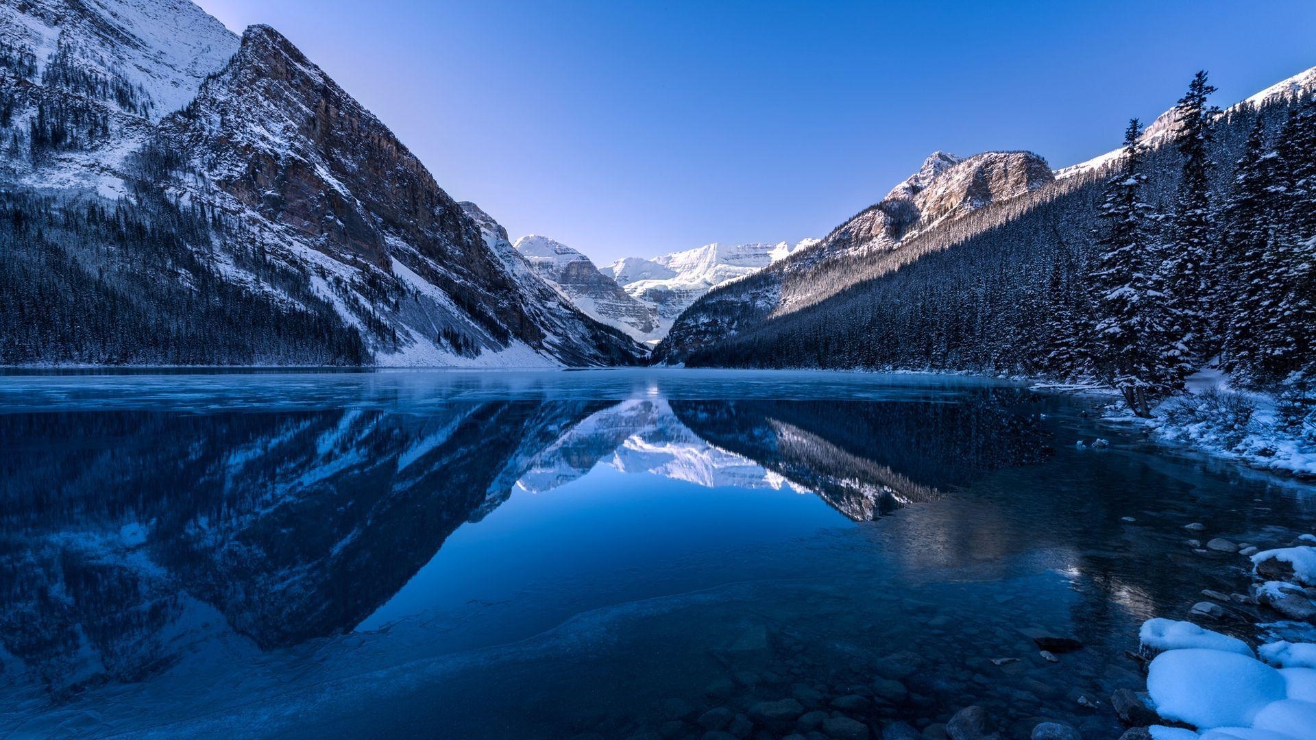 Lake Louise, 1080p, Landschaft, HD, Kanada, 1920x1080 Full HD Desktop