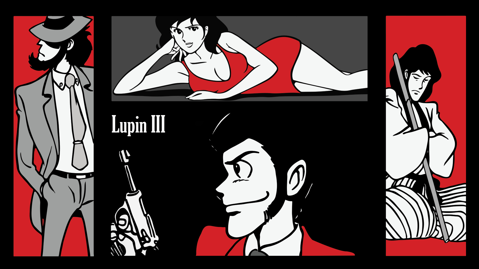 Anime, Lupin der Dritte, Manga, Anime-Kunst, Dritte, 1920x1080 Full HD Desktop