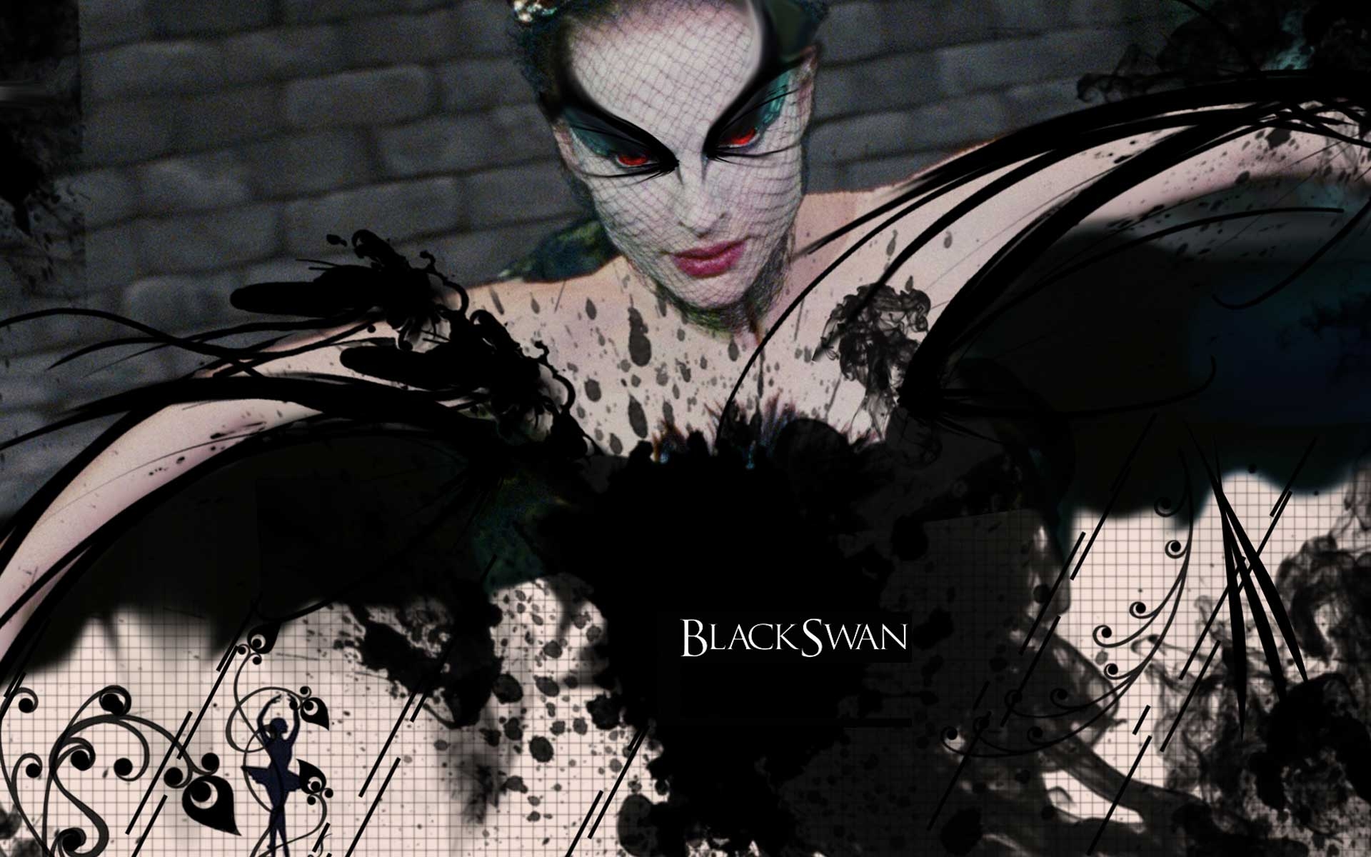 Black Swan, Film, Hintergrund, 2010, Design, 1920x1200 HD Desktop